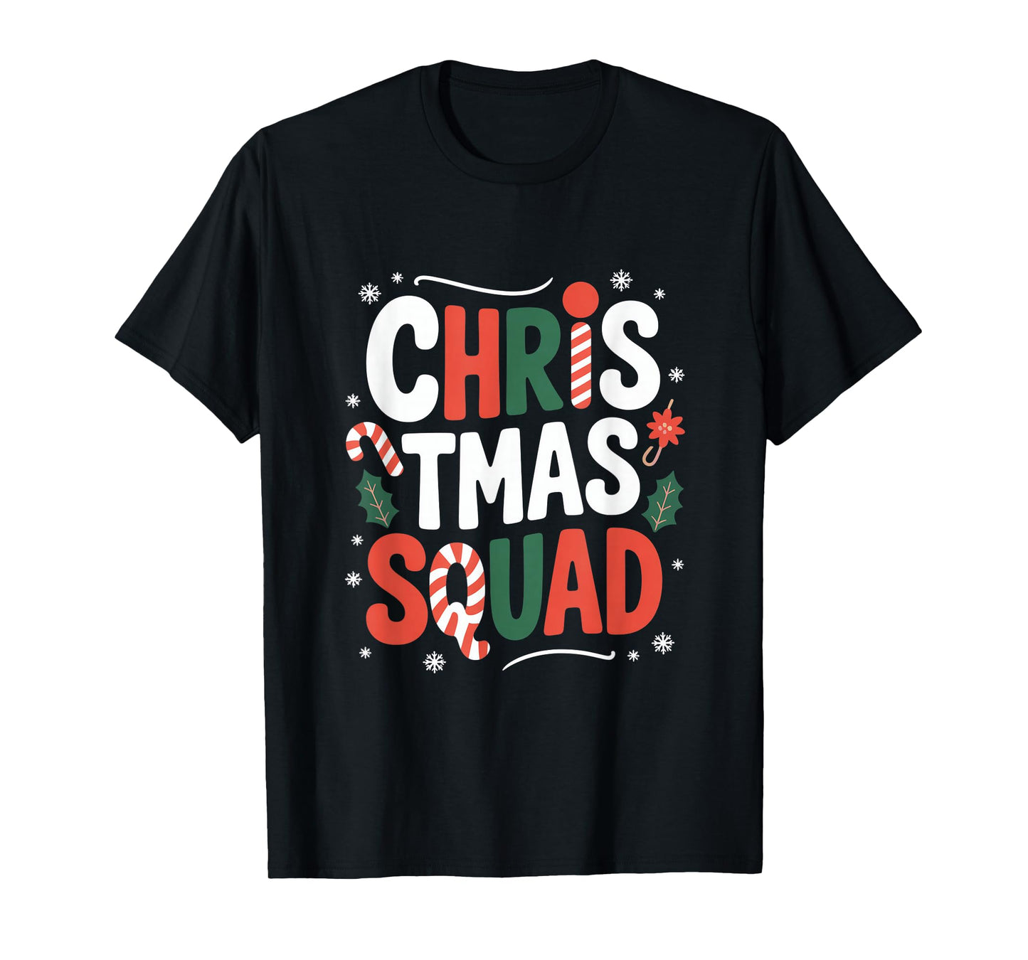 Christmas Squad Holiday Family Matching Party T-Shirt