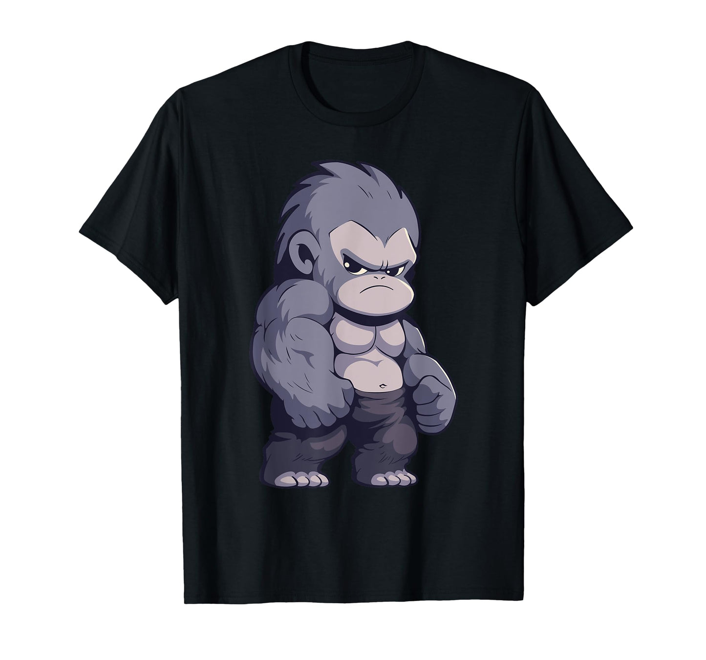 Buff Alpha Silverback Gorilla Ape Design Boxing Gorilla Gym T-Shirt