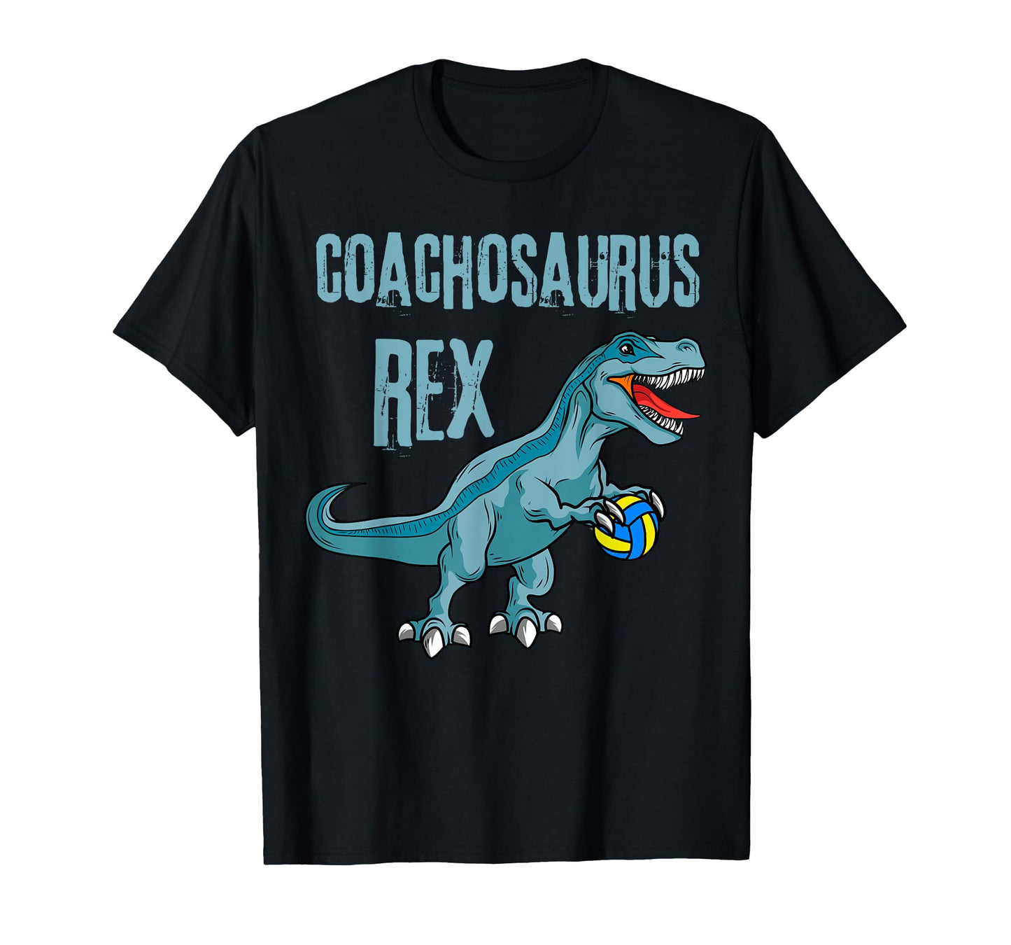 Coachosaurus Rex Volleyball Coach Sports Teacher T-Shirt