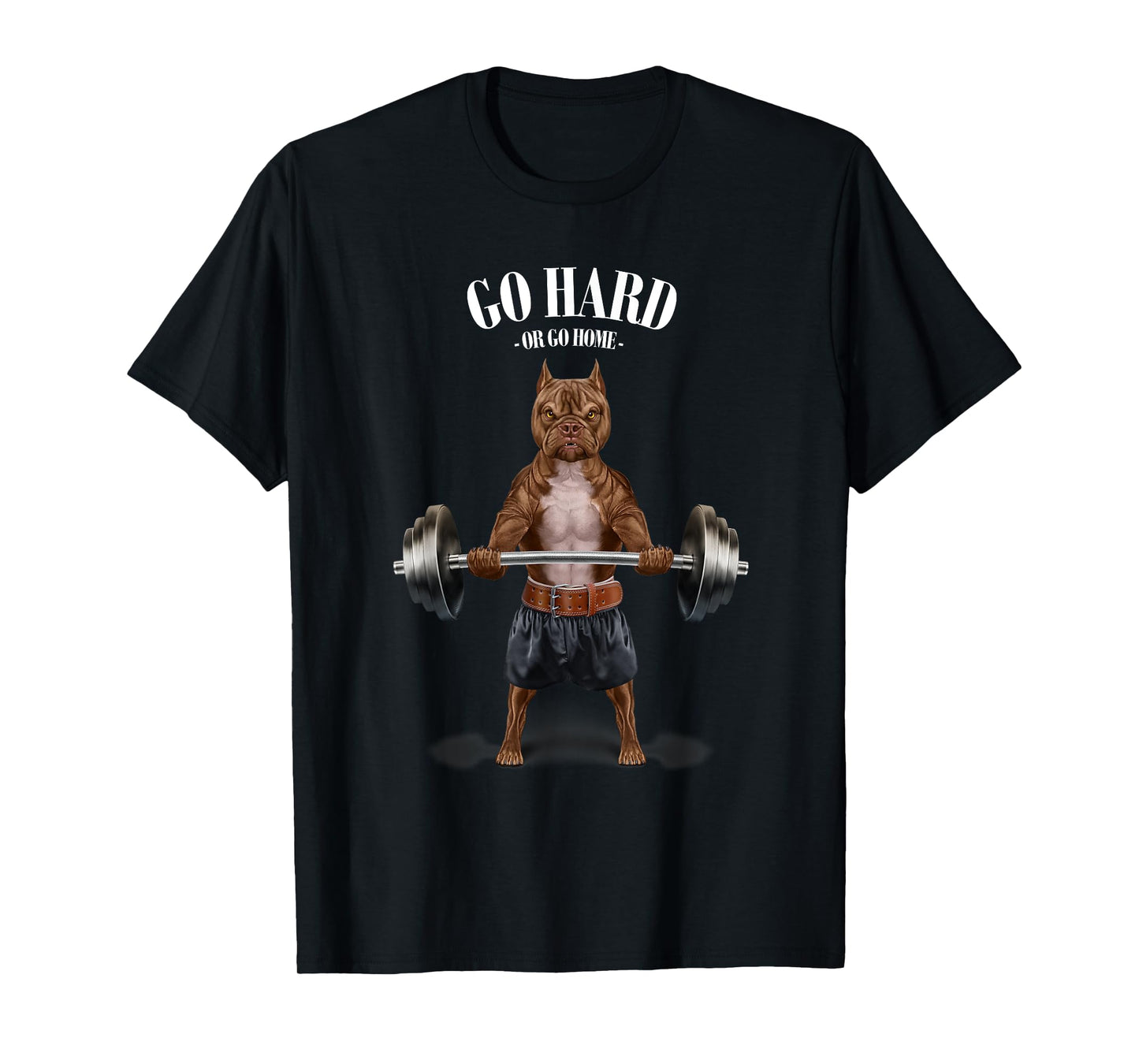 American Bully Dog Muscle Training Weightlifting Fitness Gym Men Women Girls Kids T-Shirt