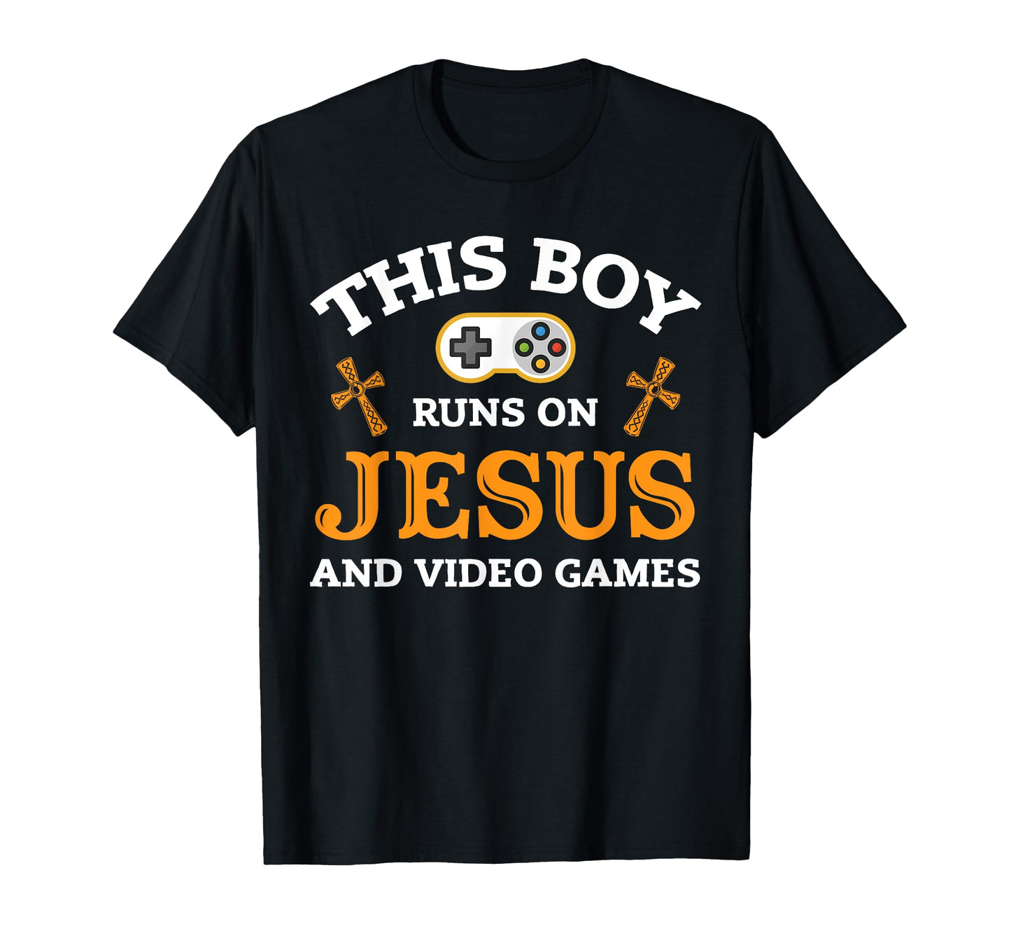 Video Games Gamer Gaming Jesus Religion T-Shirt