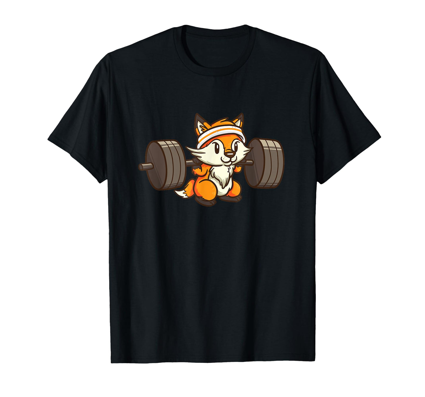 Fox Deadlift Powerlifting Weightlifting Gym Lovers Gift T-Shirt