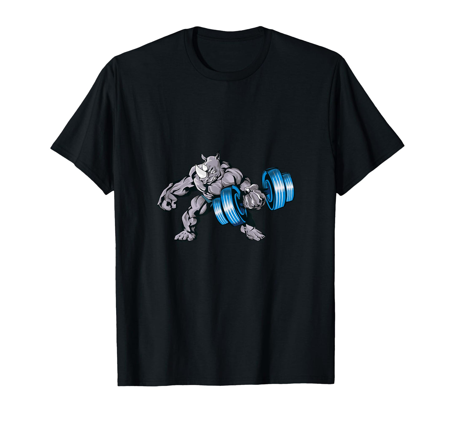 Rhino Lifting Weights Bodybuilding Beast Gym Fitness T-Shirt