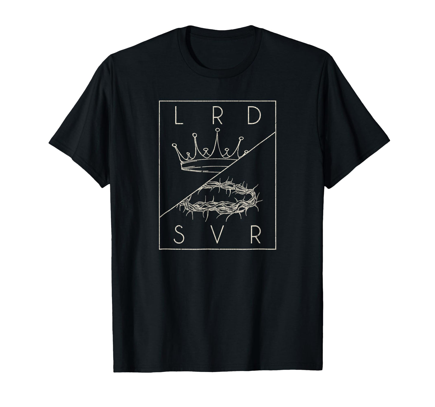 Vintage Retro Jesus Christian Lord & Savior graphic T-Shirt