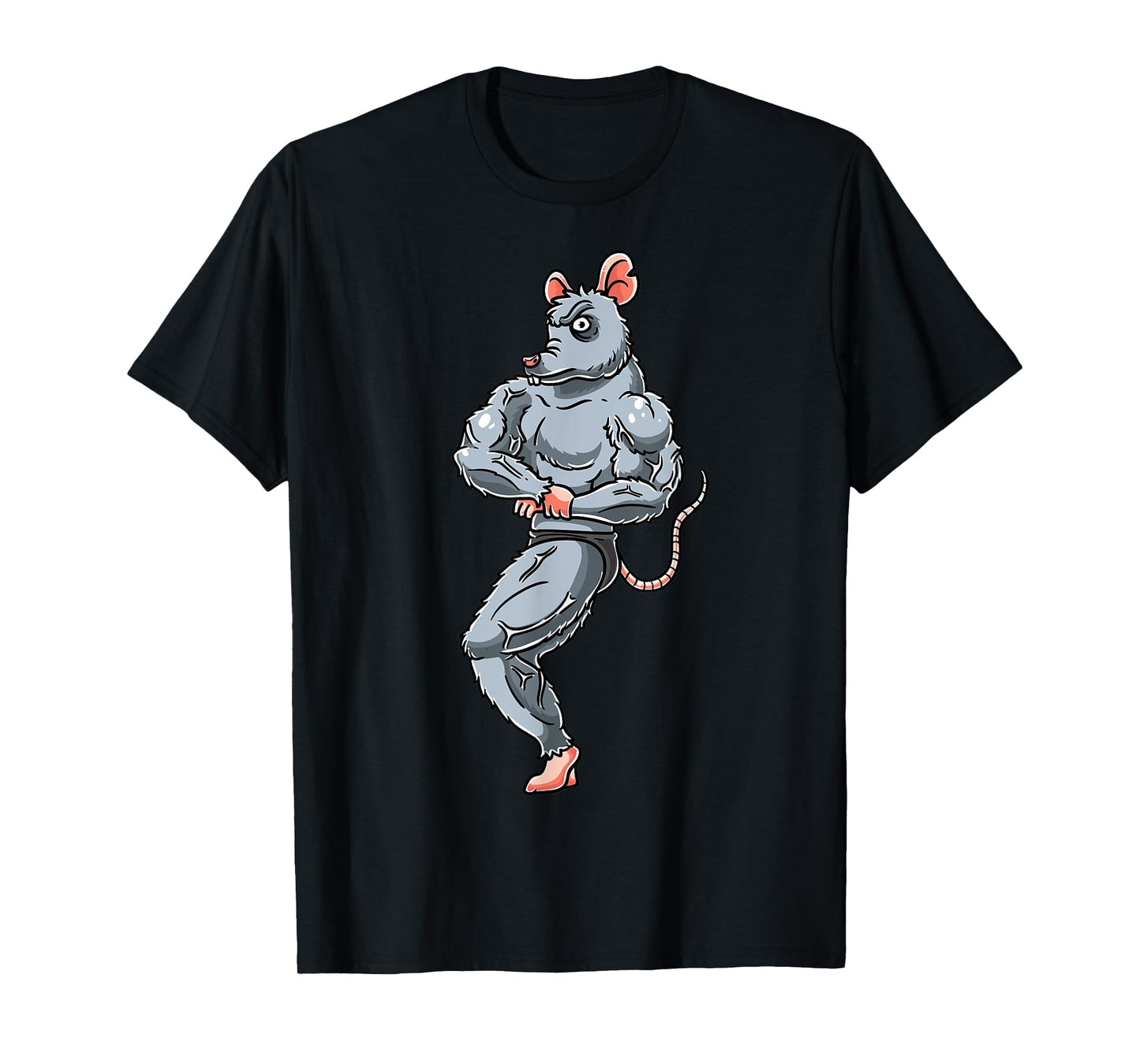 Rat Bodybuilding Fitness Gym Motivation Bodybuilder T-Shirt