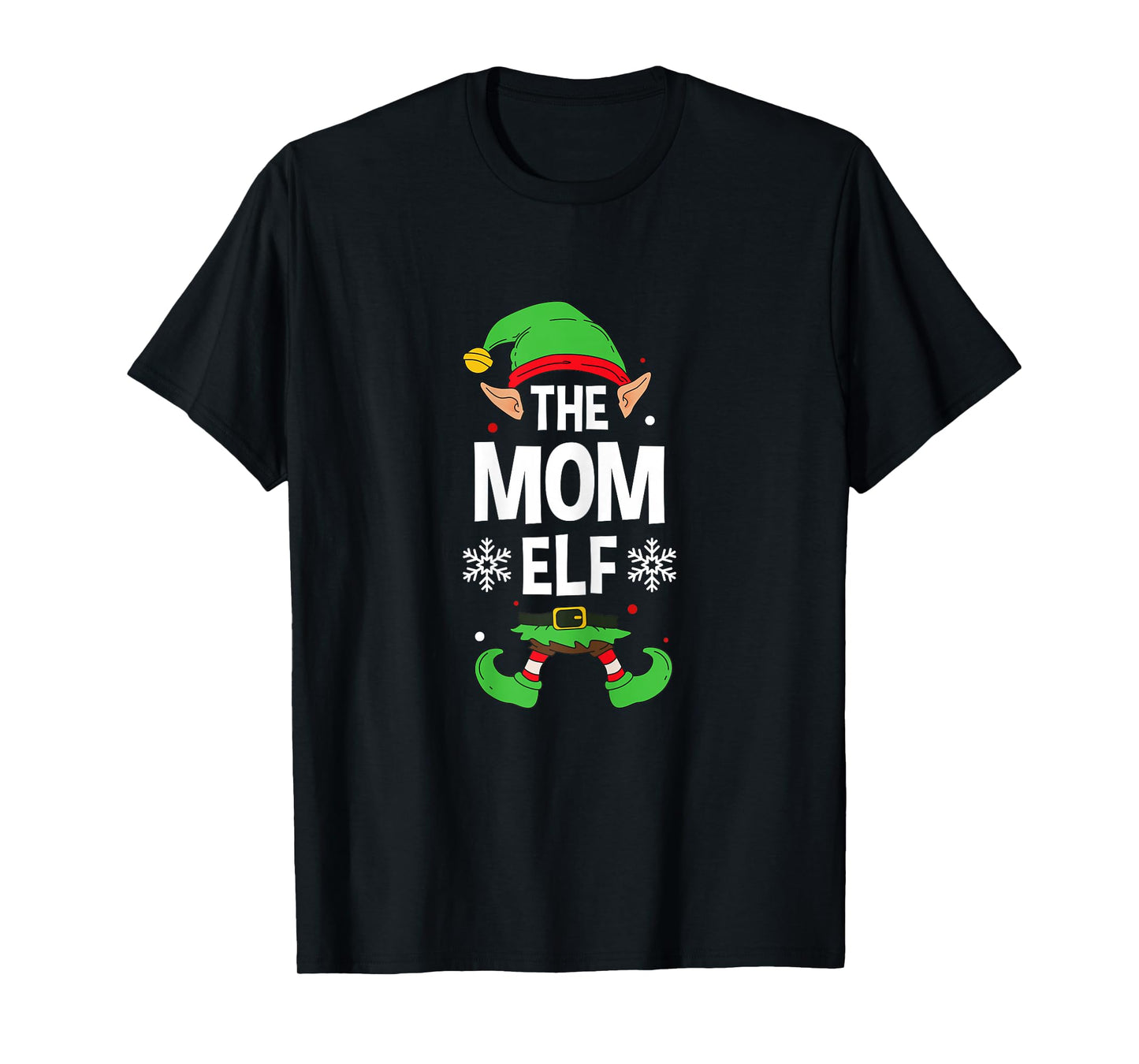 The Mom Elf Party Family Group Matching Mother X-Mas Mum T-Shirt