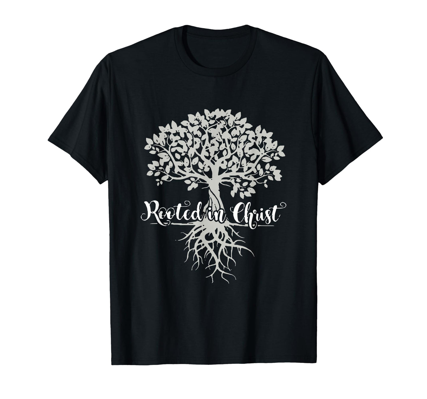 Vintage Rooted in Christ Religious Christian Jesus Christ T-Shirt