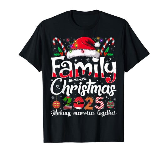 Family Christmas 2025 Matching Outfit Xmas Squad Santa T-Shirt