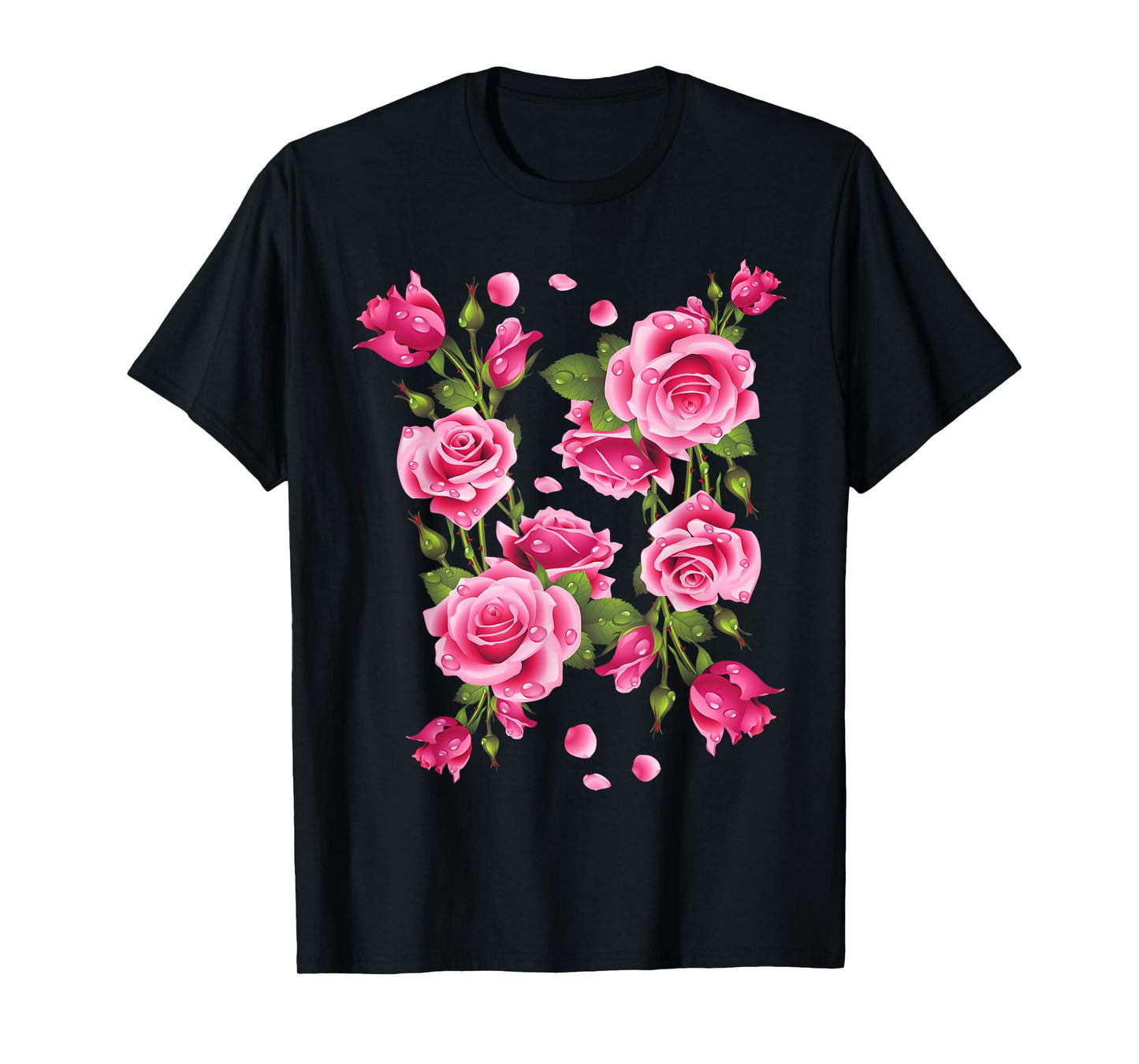 Beautiful Pink Roses Bouquet Graphic Tees & Cool Designs T-Shirt