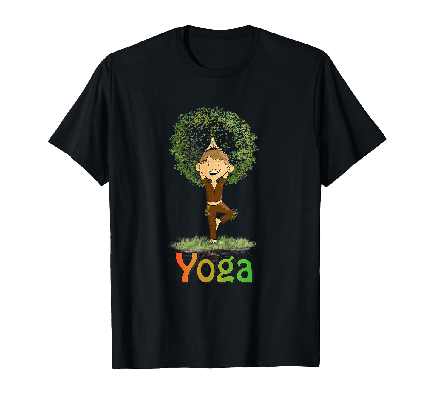 Kids Toddler Yoga Yogini The Tree Vrikshasana T-Shirt