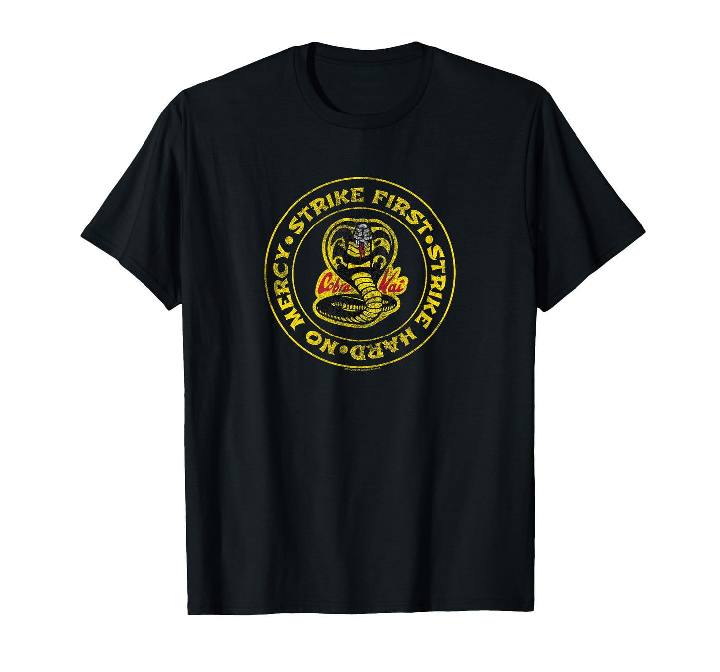 Cobra Kai Strike First Circle Logo T-Shirt