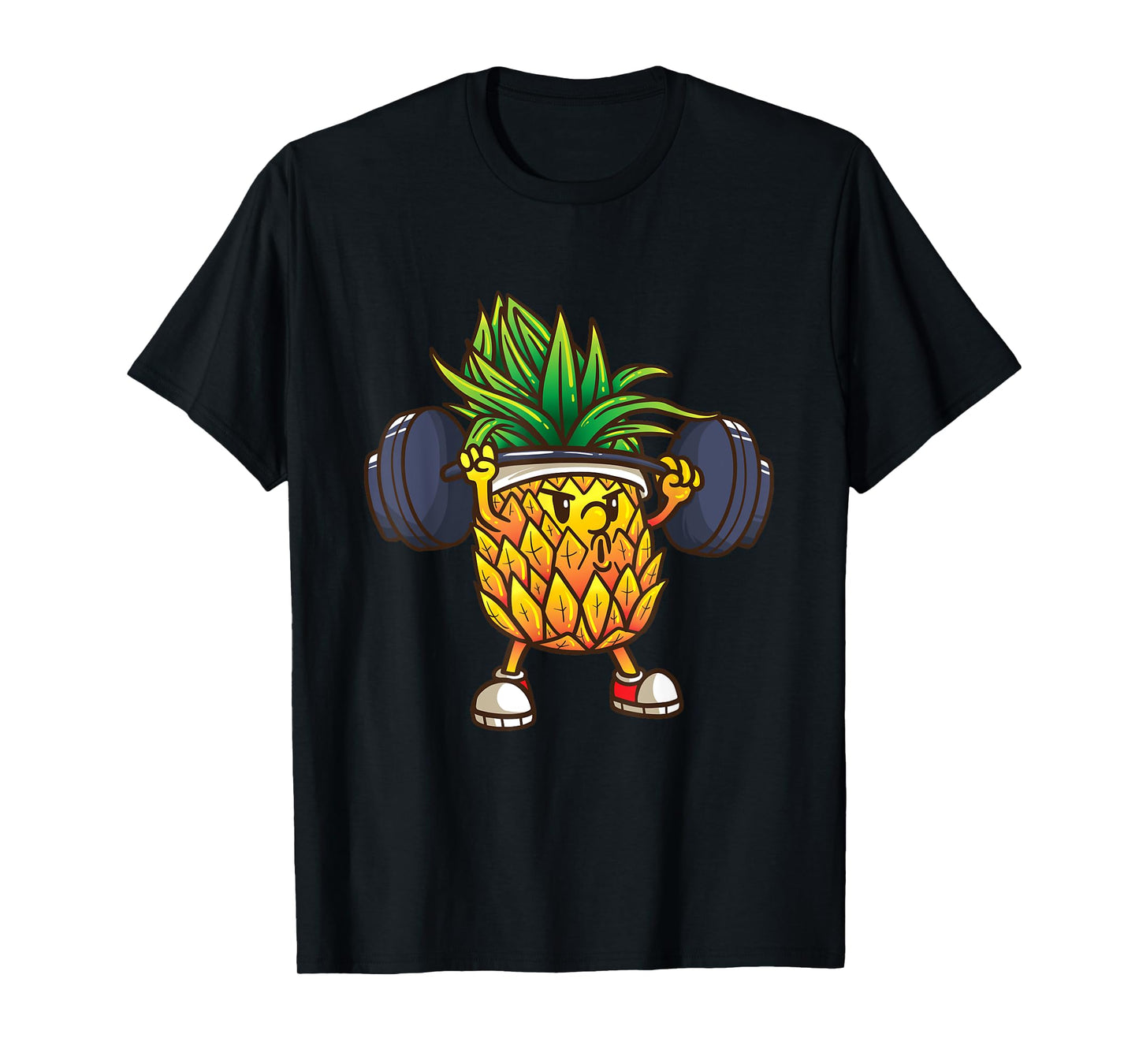 Funny Pineapple Powerlifting Weightlifting Gym Workout Girls T-Shirt