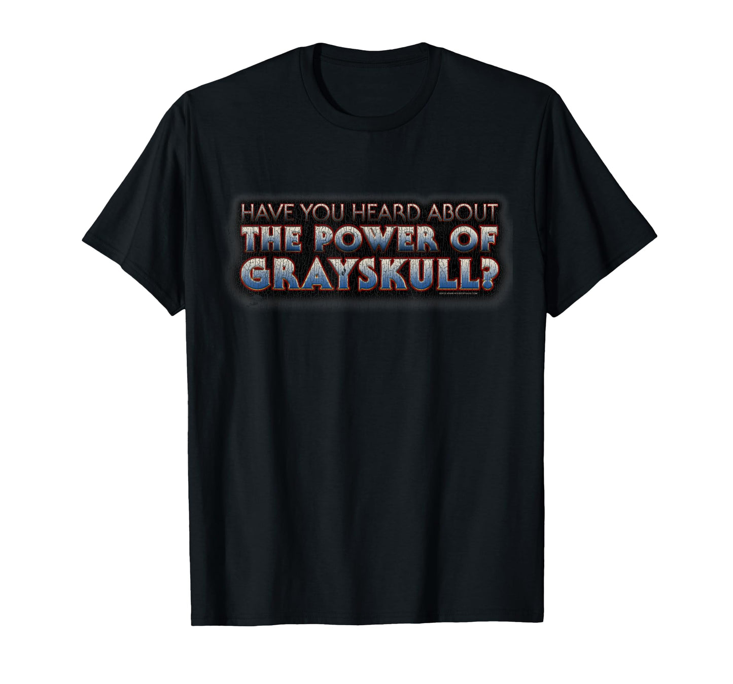 Vintage Have You Heard About THE POWER OF GRAYSKULL 1980s T-Shirt