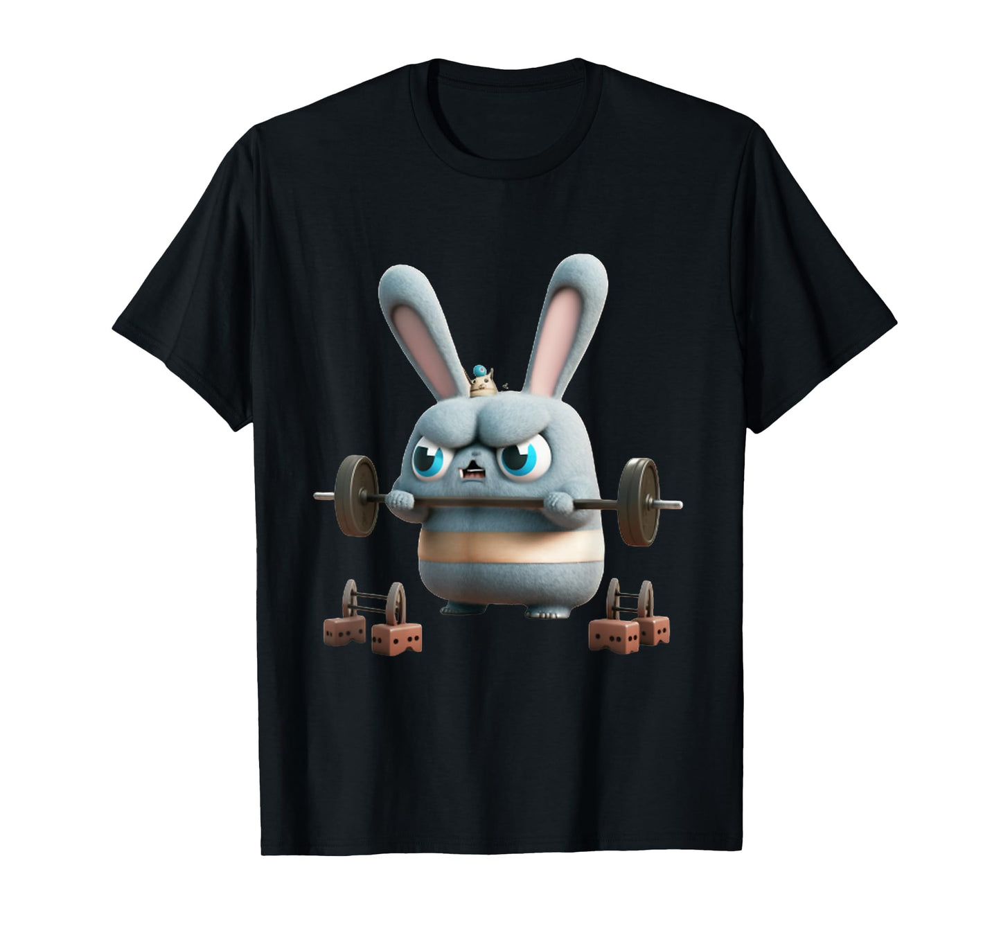 Funny Gym Workout Bunny Fitness Studio Rabbit Cardio Pump T-Shirt