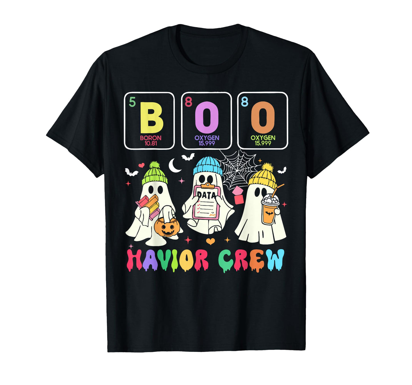 Chemistry Boo Havior Crew Behavior Analyst Halloween T-Shirt