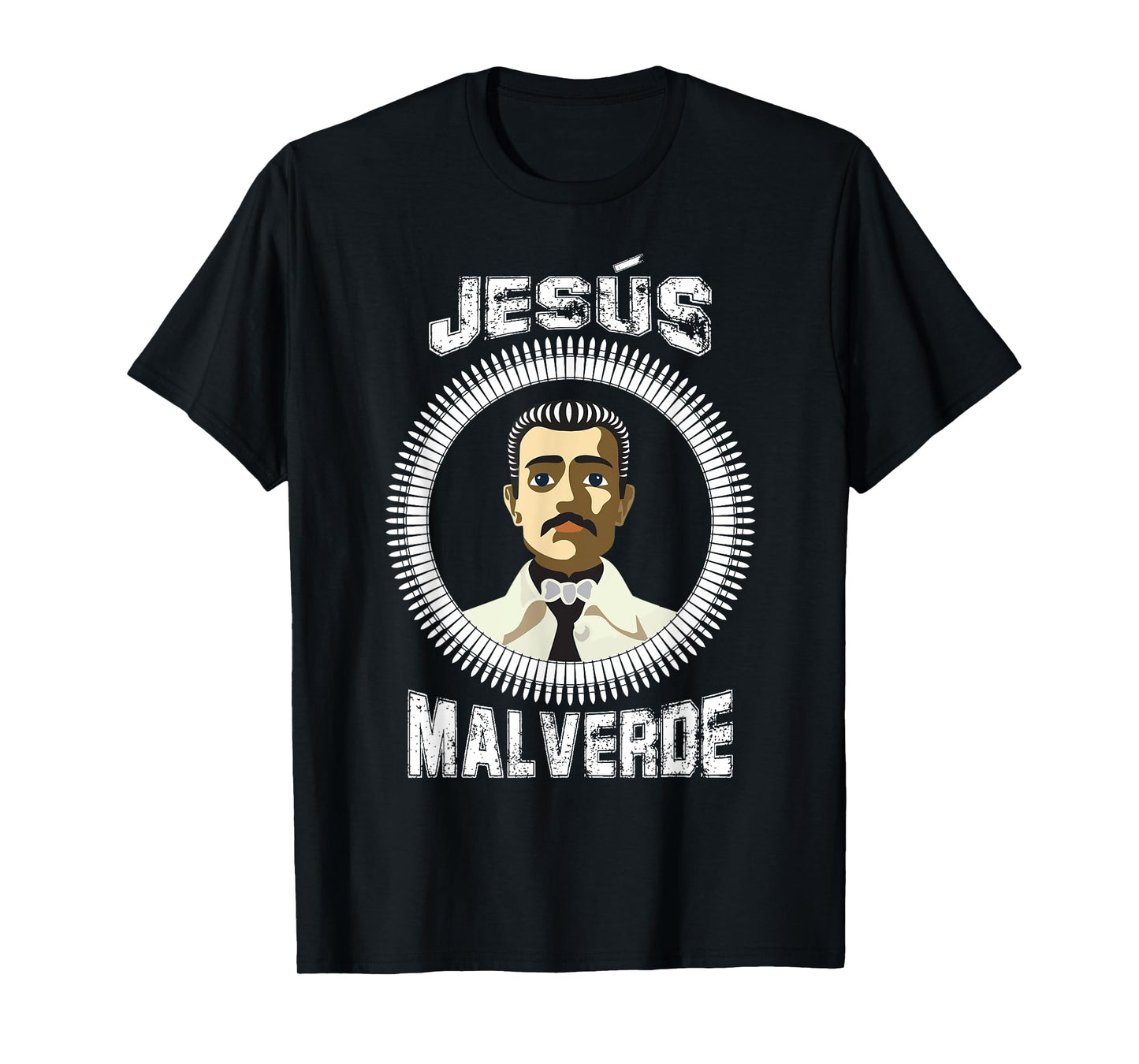 Jesus Malverde Tshirt Mexican Hero Angel Of The Poor Shirt T-Shirt