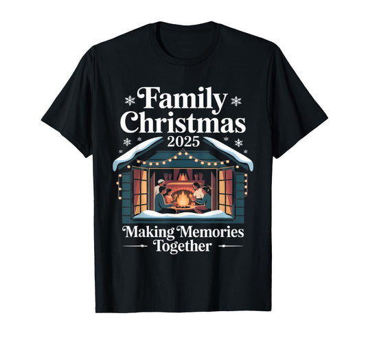 Family Christmas 2025 Matching Squad Santa Elf Funny Xmas T-Shirt