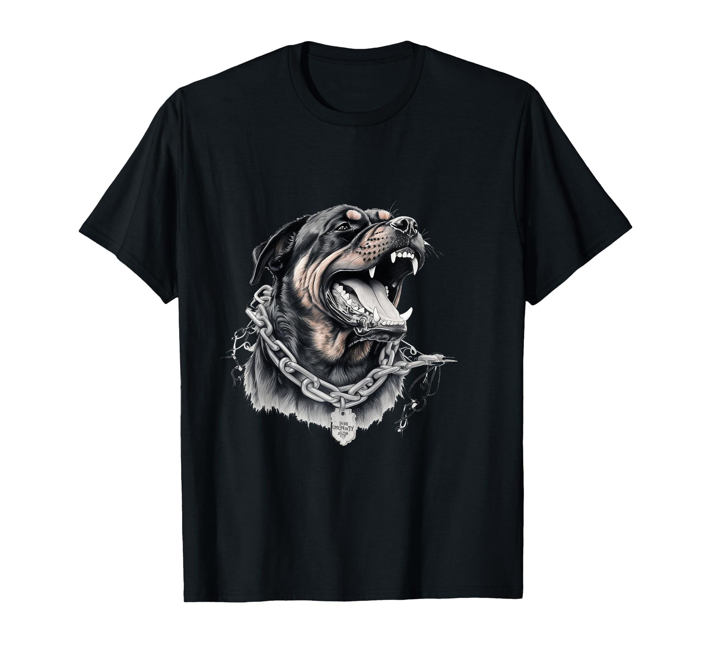 Fierce Rottweiler Dog T-Shirt for Men Women