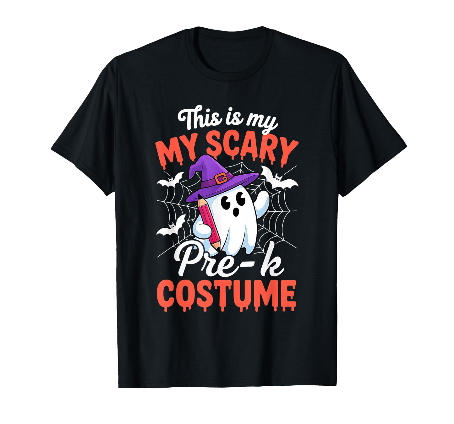 This is My Scary Pre-k Teacher Costume Halloween T-Shirt