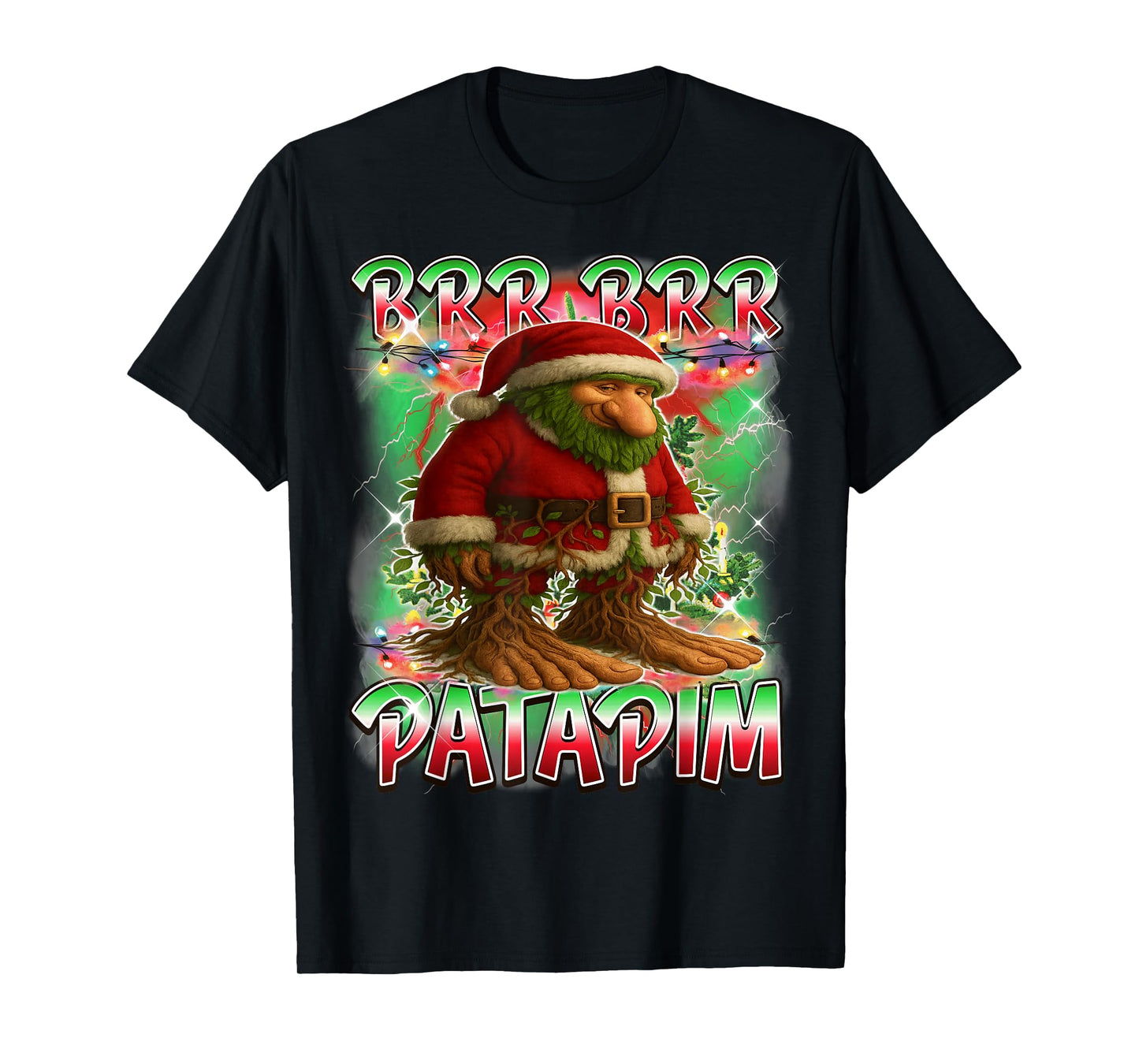 BRR BRR Patapim Santa Claus Italian Brainrot Christmas T-Shirt