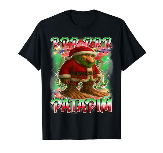 BRR BRR Patapim Santa Claus Italian Brainrot Christmas T-Shirt