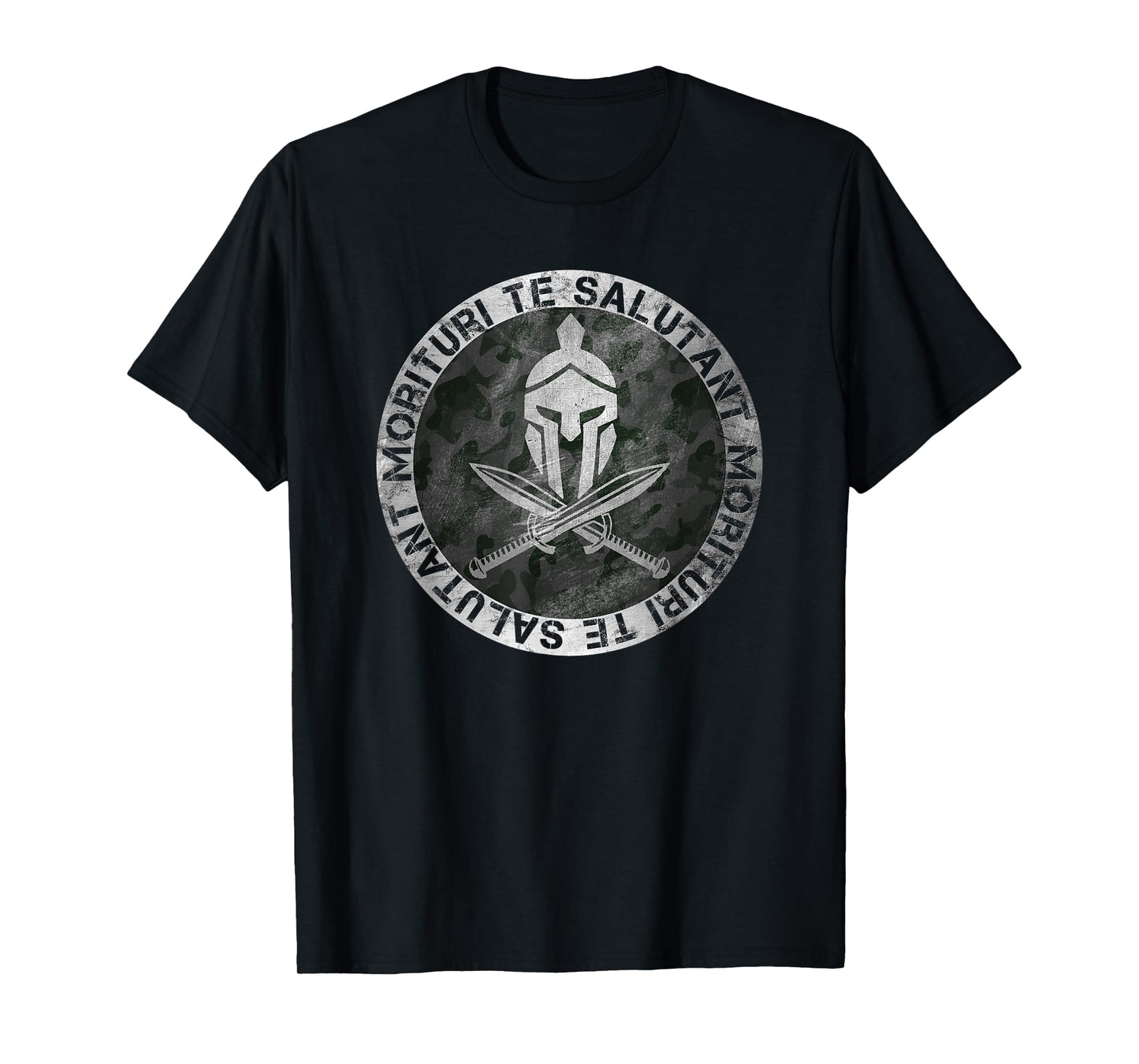 Vintage Roman Gladiator Helmet Warrior Arena Gym Gift T-Shirt