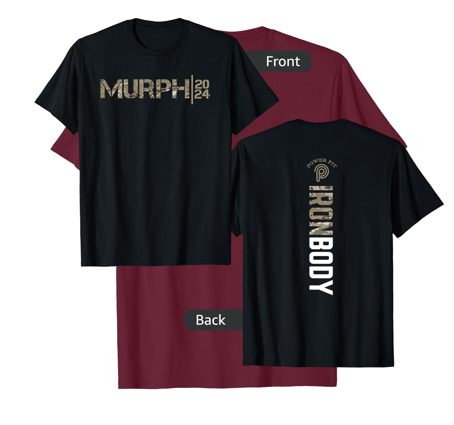 Murph Iron Body Amarillo Camo Dark T-Shirt