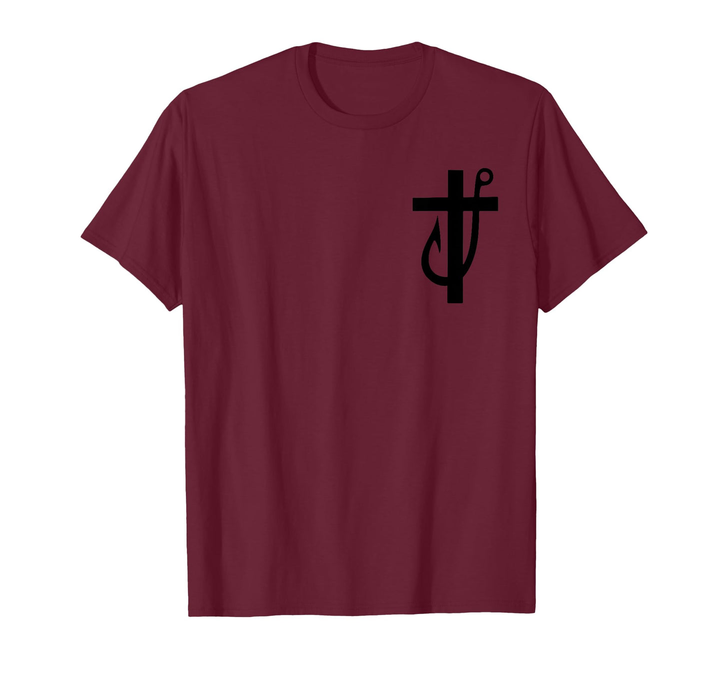 Jesus Made Me a Fisherman, Funny Fathers Day Christian Faith T-Shirt