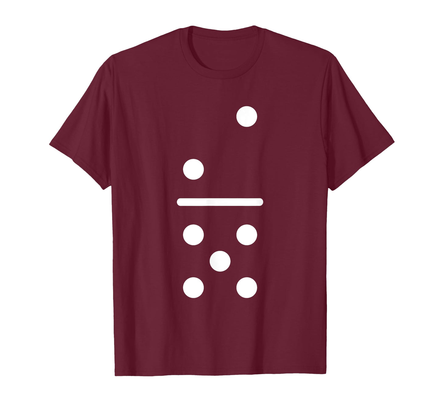 Domino Game 2 5 Dots Matching Halloween Group Costume T-Shirt
