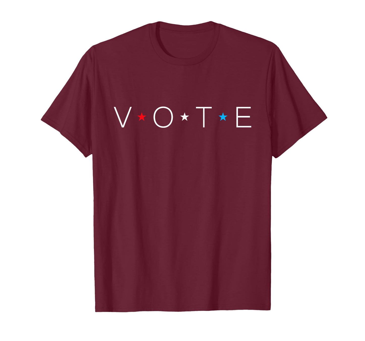 Vote Tshirt Red White Blue Stars Cool 2024 Election T-Shirt