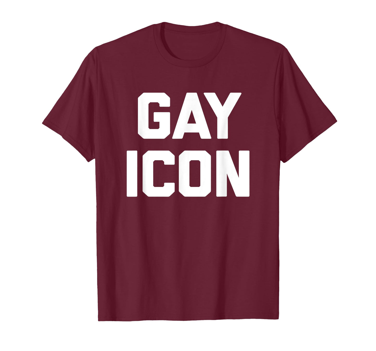 Gay Icon T-Shirt funny saying cute cool gay pride LGBTQ+ Gay T-Shirt