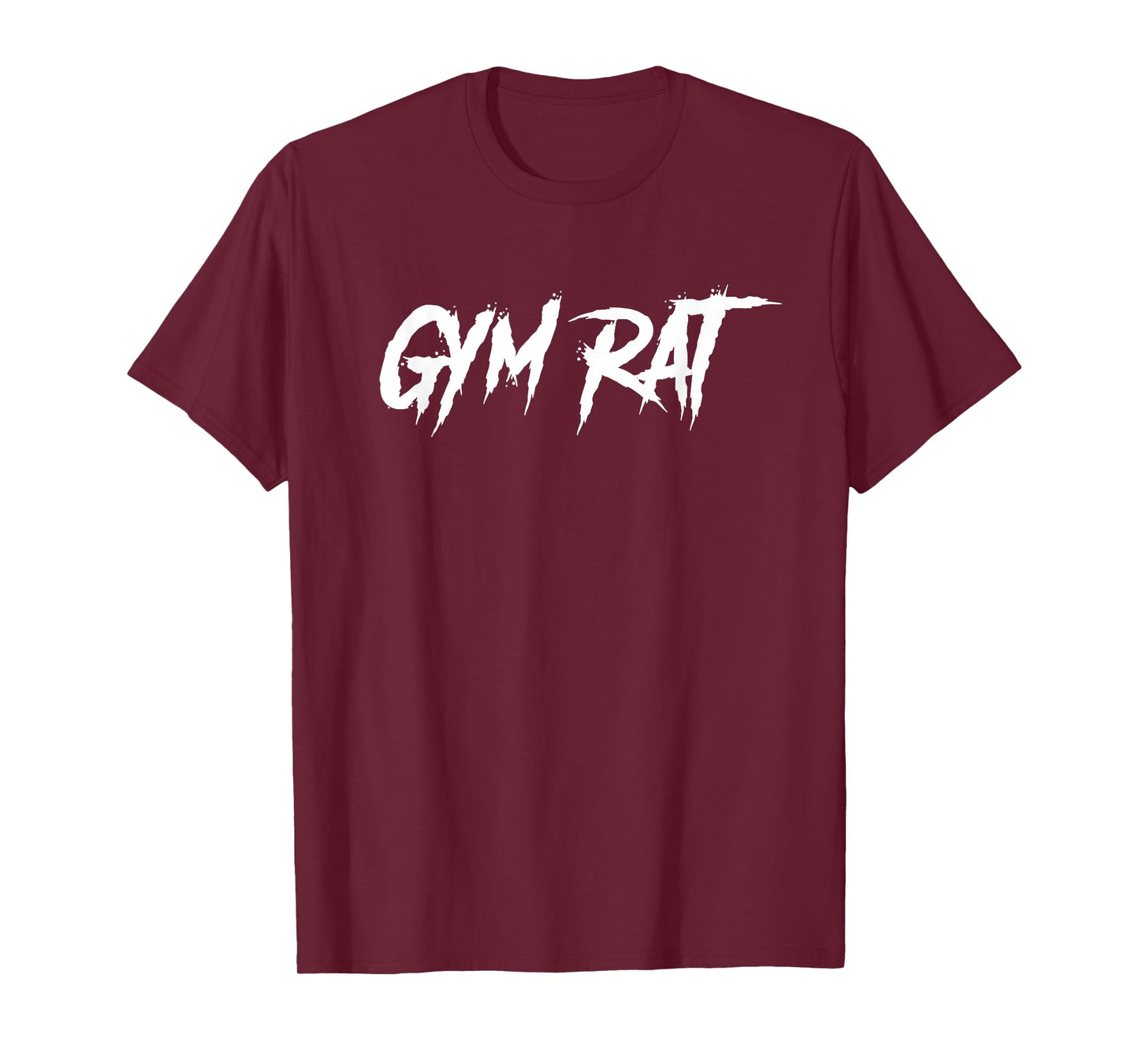 Gym Rat Gifts Men Essential Clothes Hustle Fitness Graffiti T-Shirt