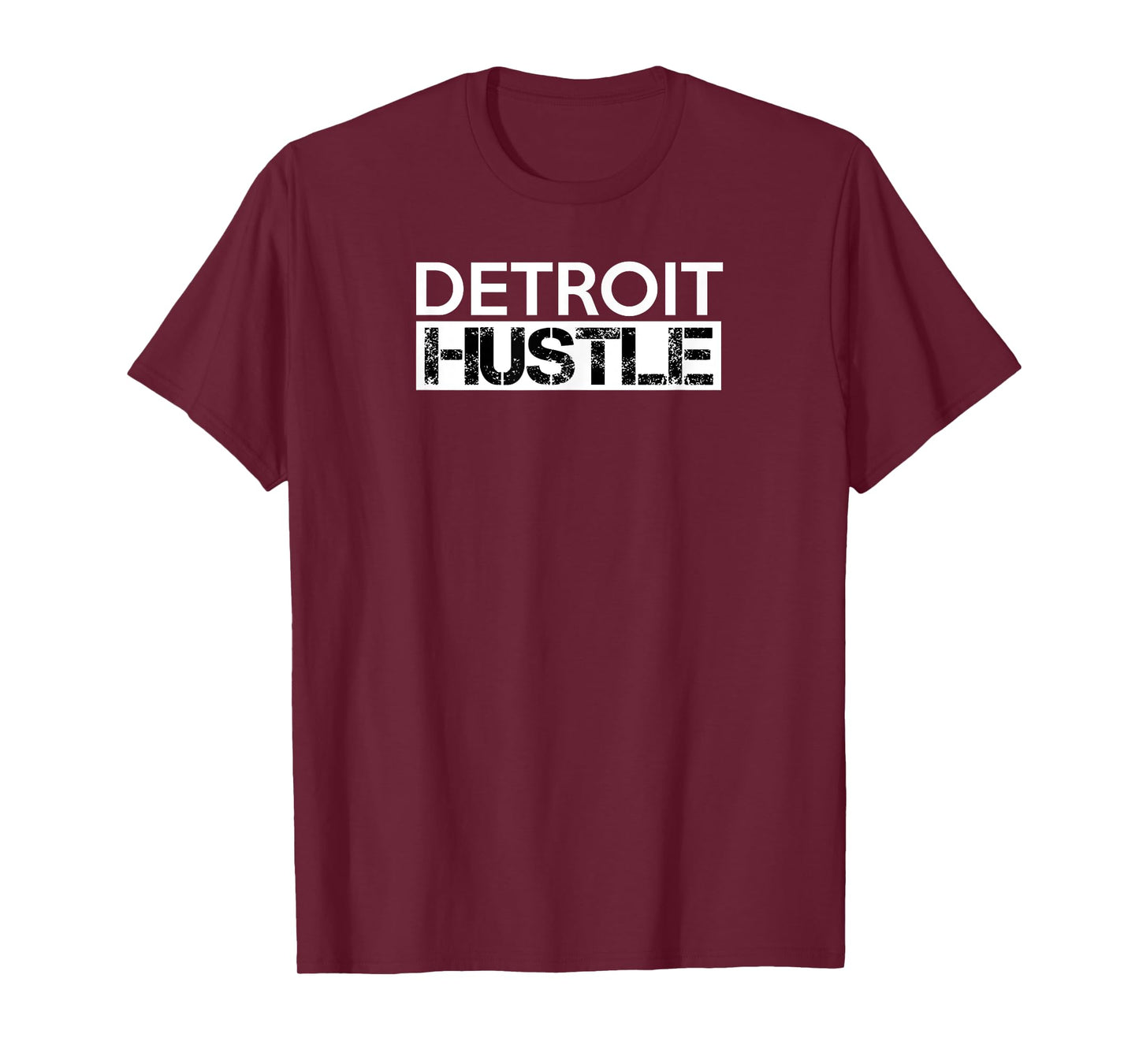 Detroit Hustle Baseball Football Business Motor Gym T Shirt T-Shirt