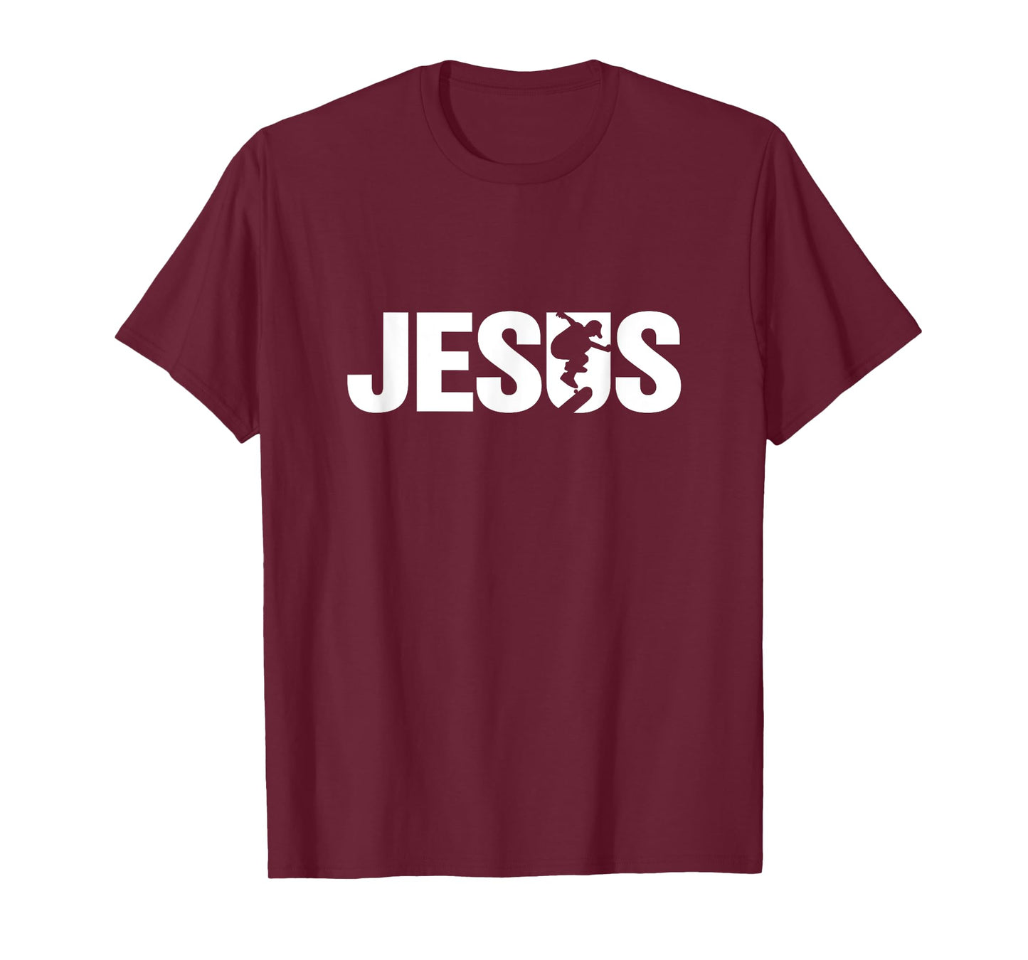 Jesus Christian Skateboard Cool Skater Design TShirt T-Shirt