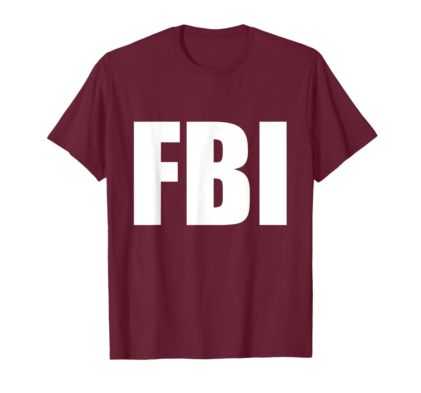 FBI Replica Agent Inspector Funny Halloween Costume T-Shirt