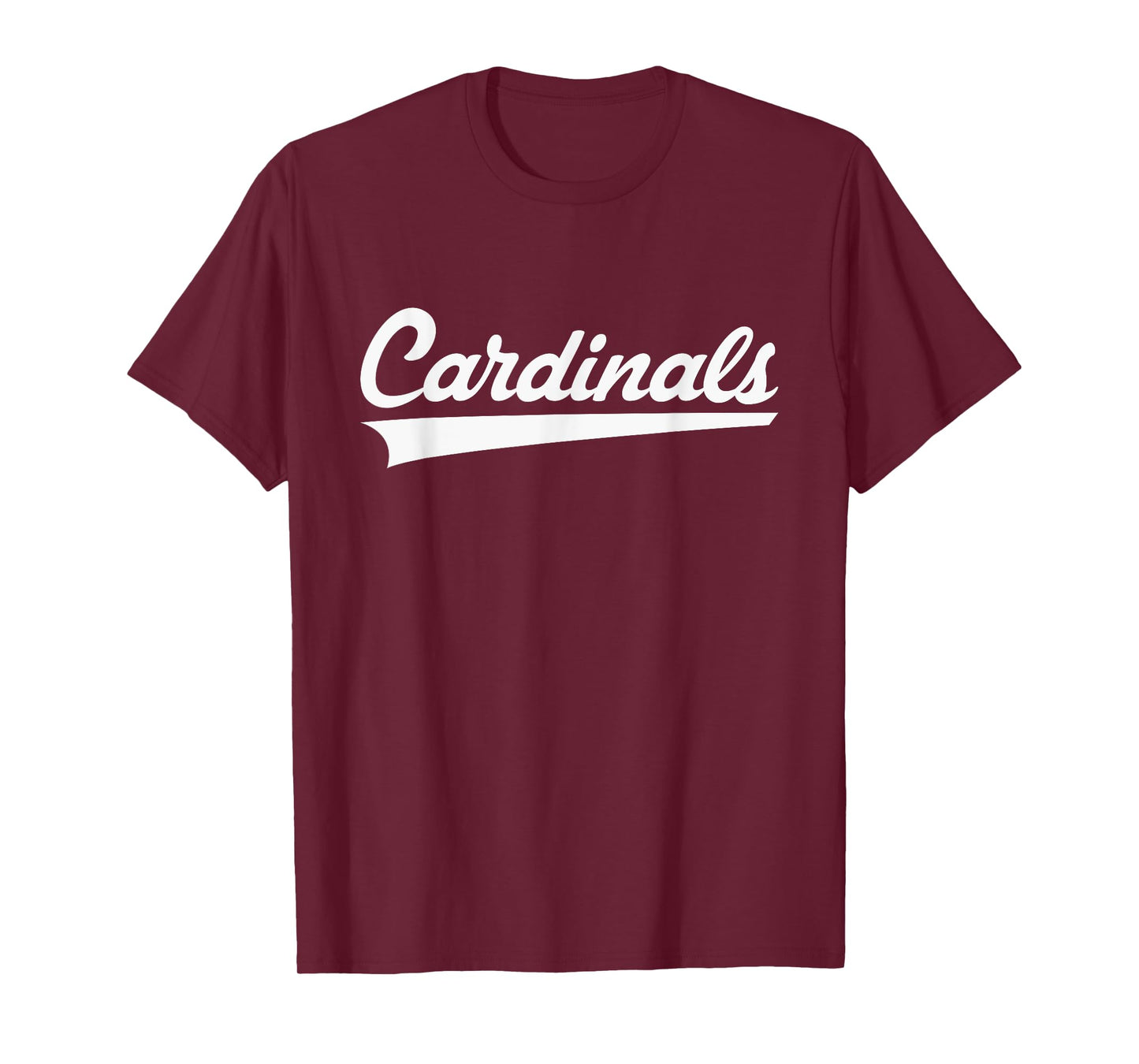 Del Valle Cardinals Vintage Swoosh T-Shirt