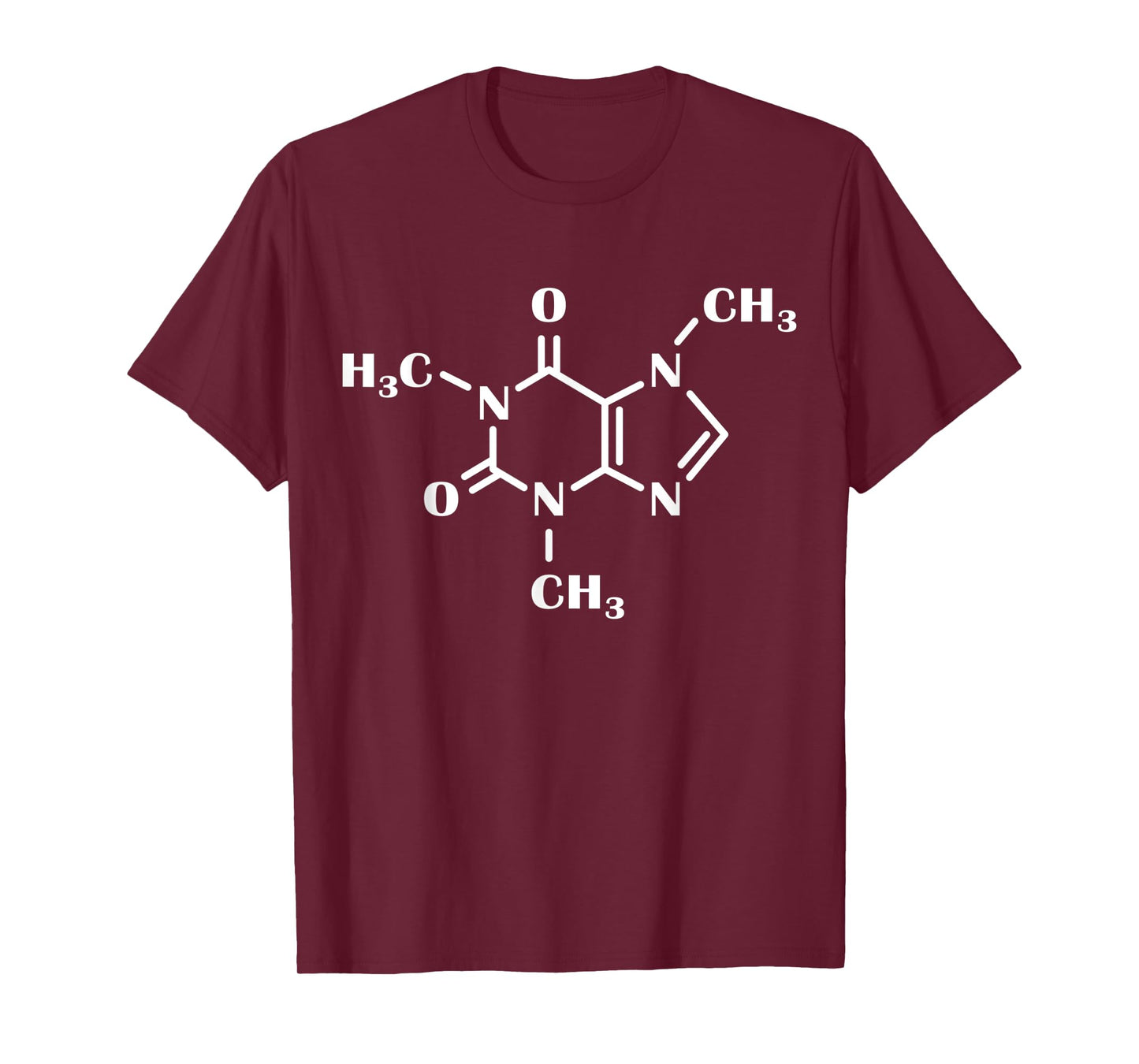 Caffeine Molecule | Coffee Shop Barista | Organic Chemistry T-Shirt