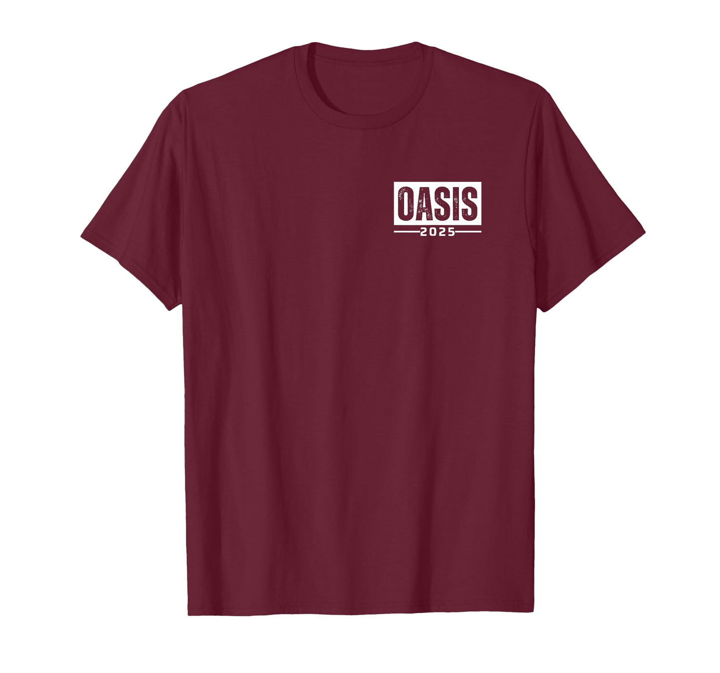 Oasis 2025 California CA Vintage Retro Souvenirs Pocket T-Shirt