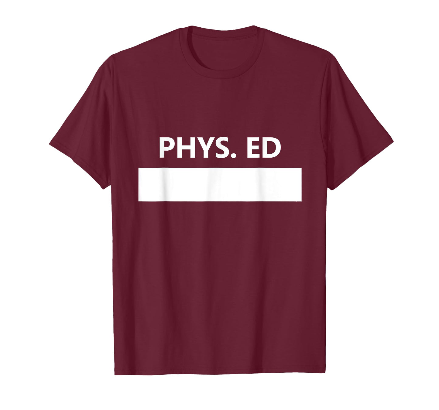 Gym PE Class Uniform School Physical Education Middle T-Shirt