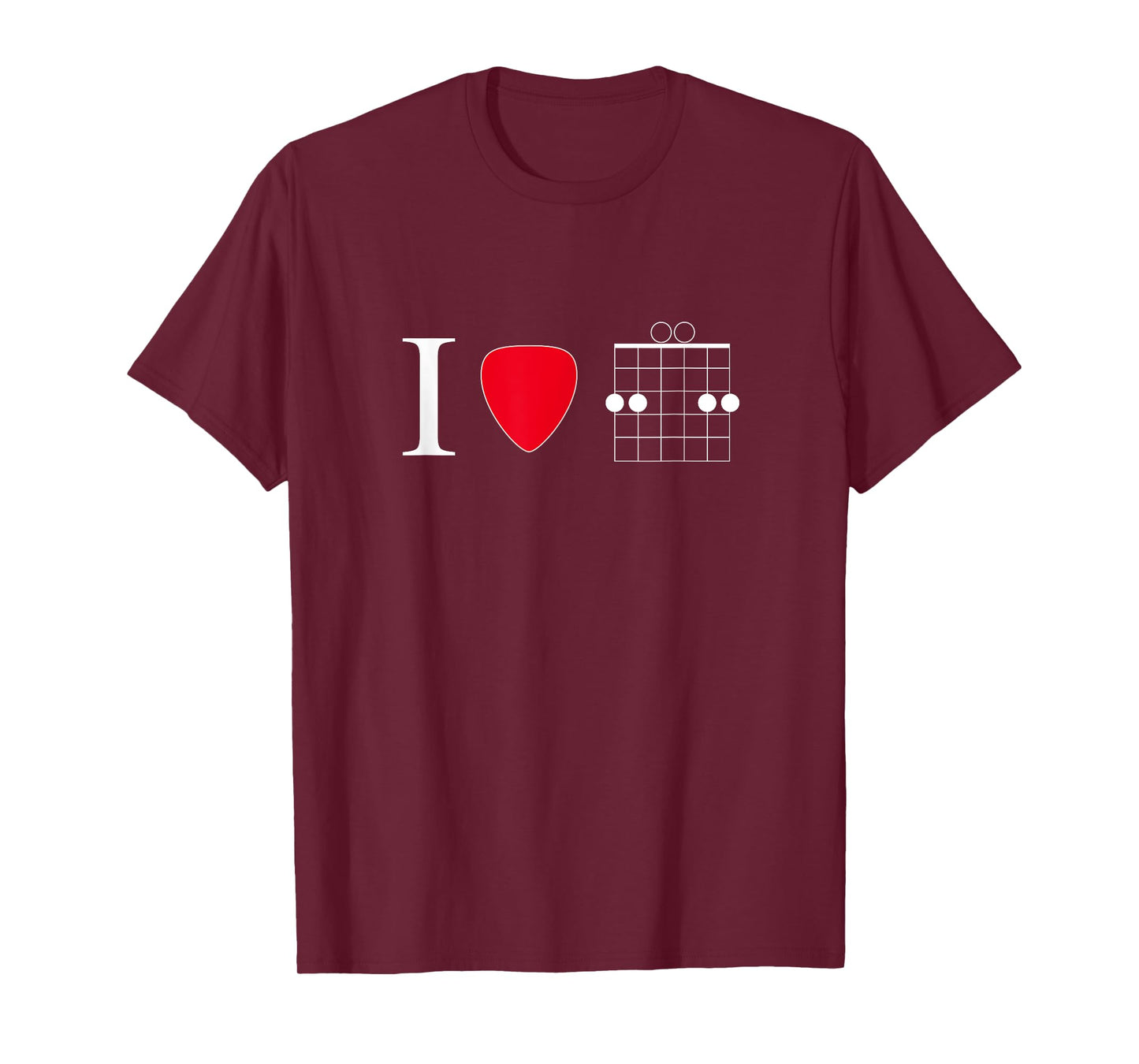 I Heart Jesus GSUS Guitar T-Shirt Design T-Shirt