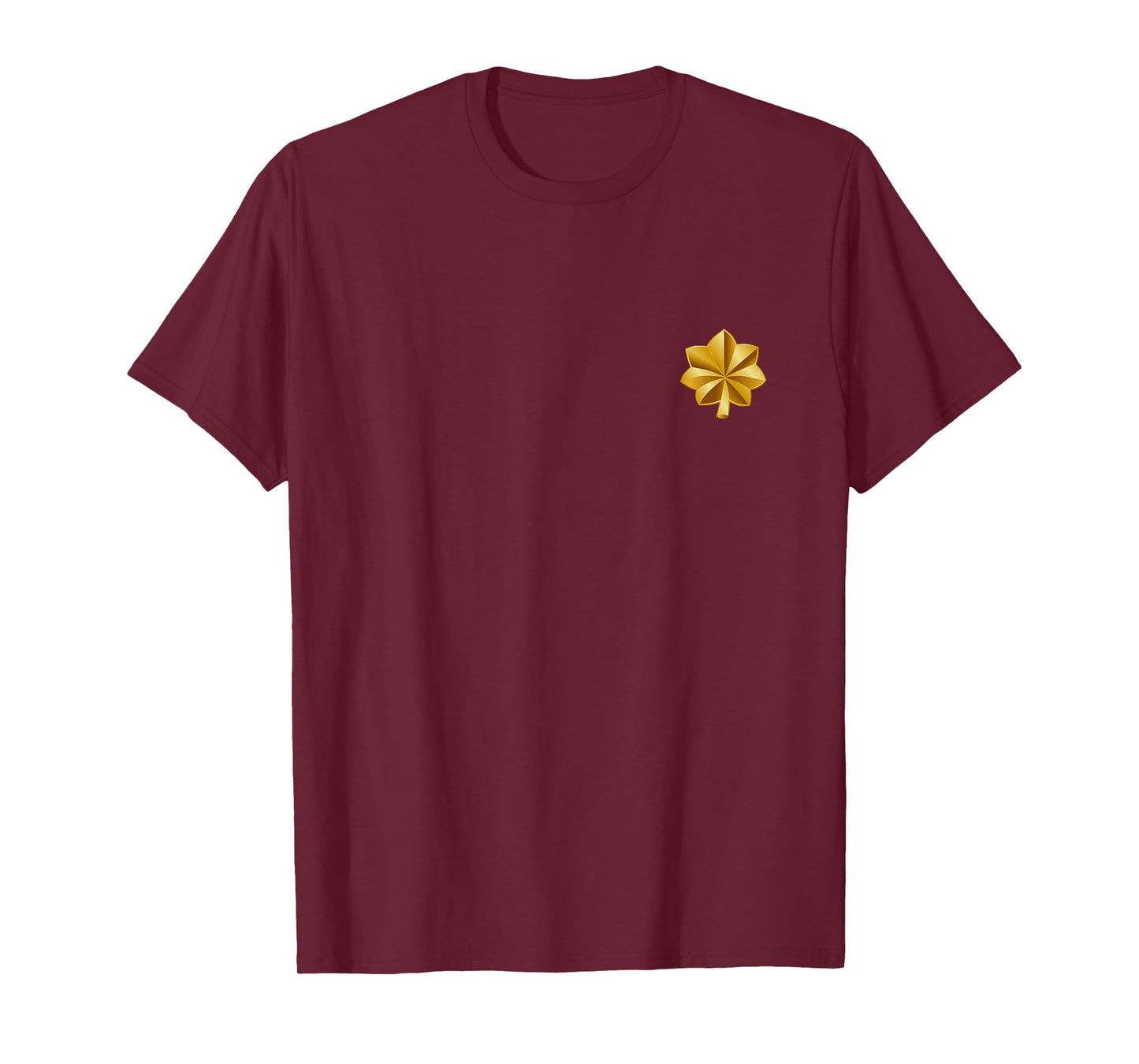 O-4 Major Officer Rank Insignia, Army Division Patch Veteran T-Shirt
