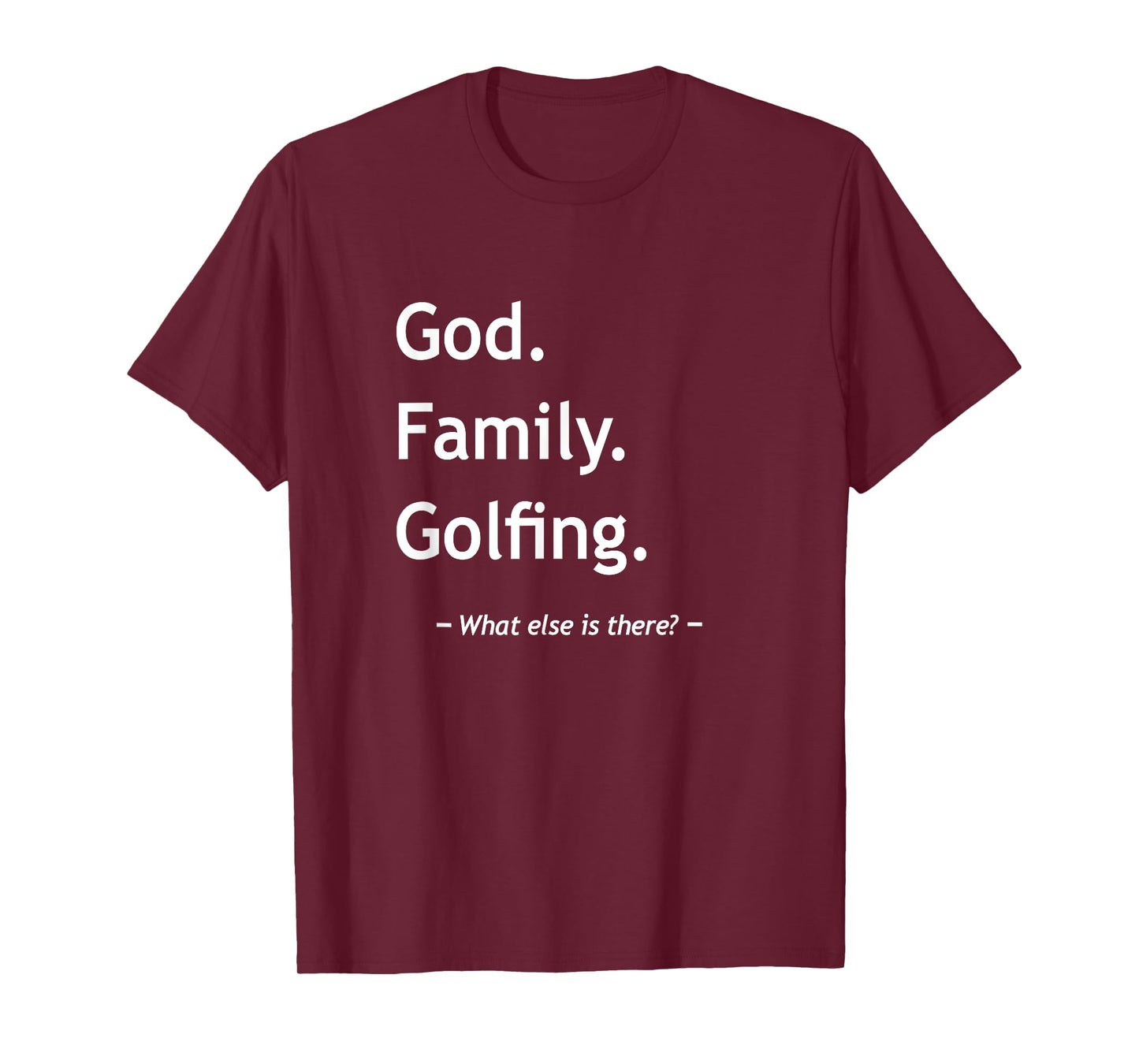 Christian God Family Golfing Jesus Christ Christianity T-Shirt