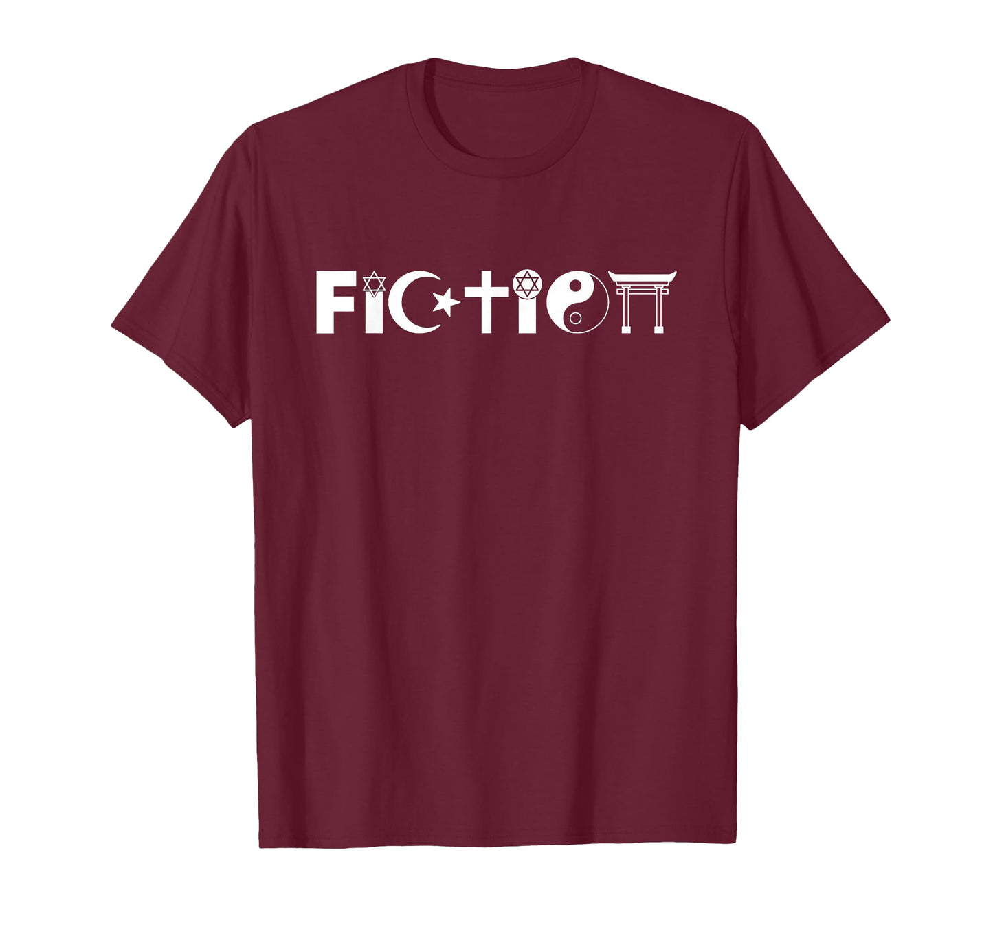 Fiction Antichrist Symbol Agnosticism Anti Religion Atheist T-Shirt