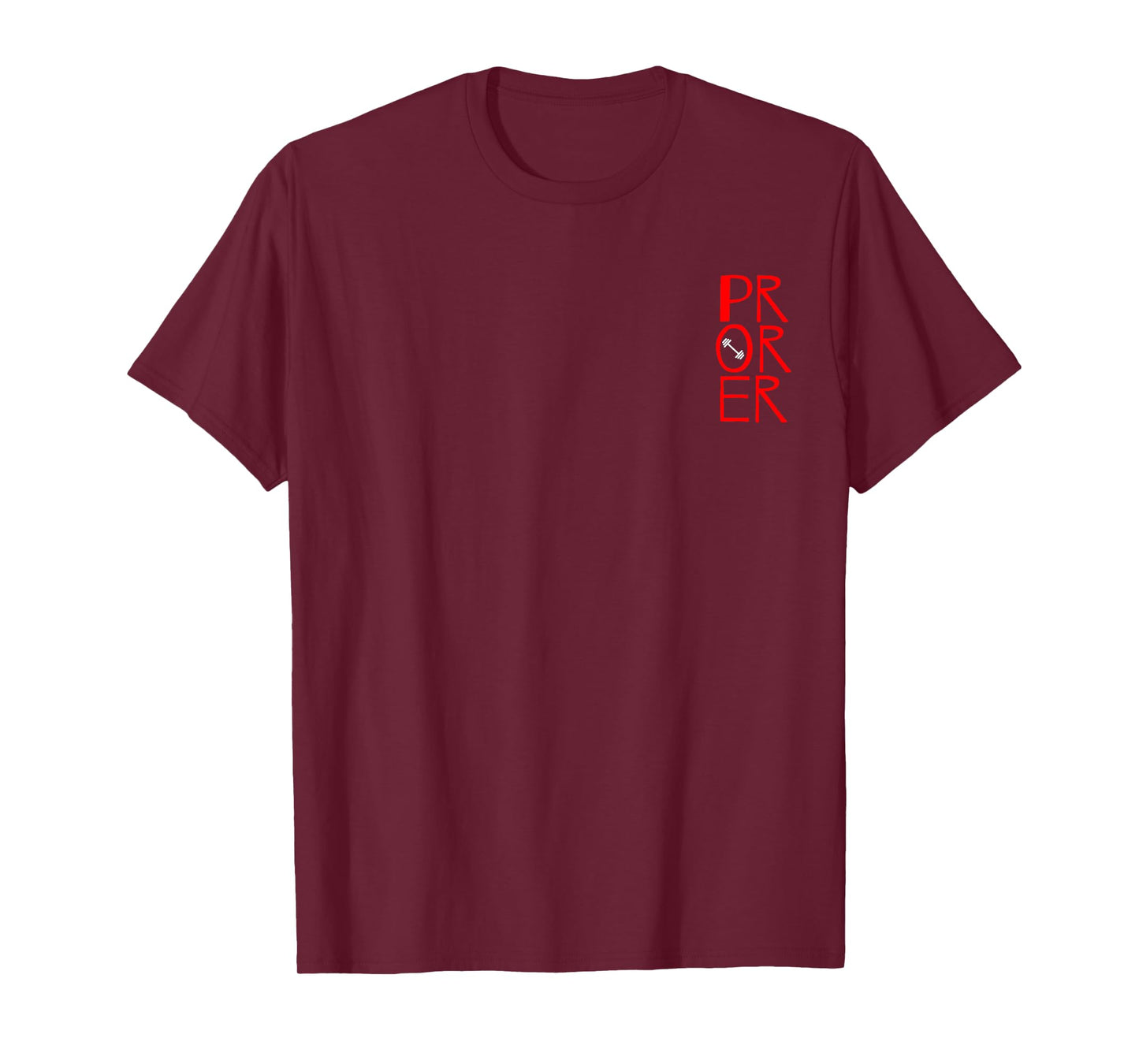 PR Or Er Weightlifting Bodybuilding Gym Weightlifting T-Shirt