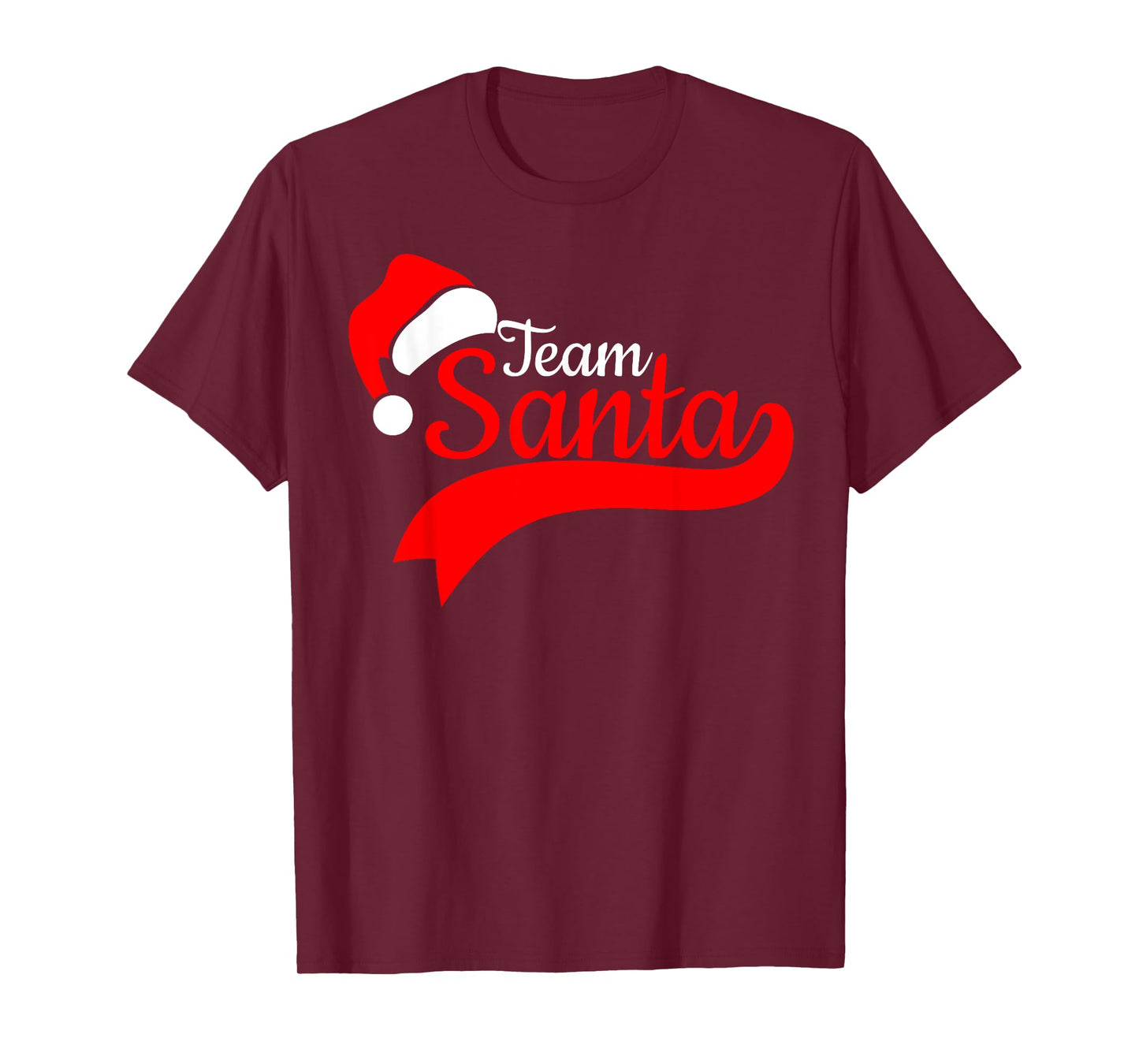 Team Santa Christmas Squad Family Matching Pajamas Boys Men T-Shirt