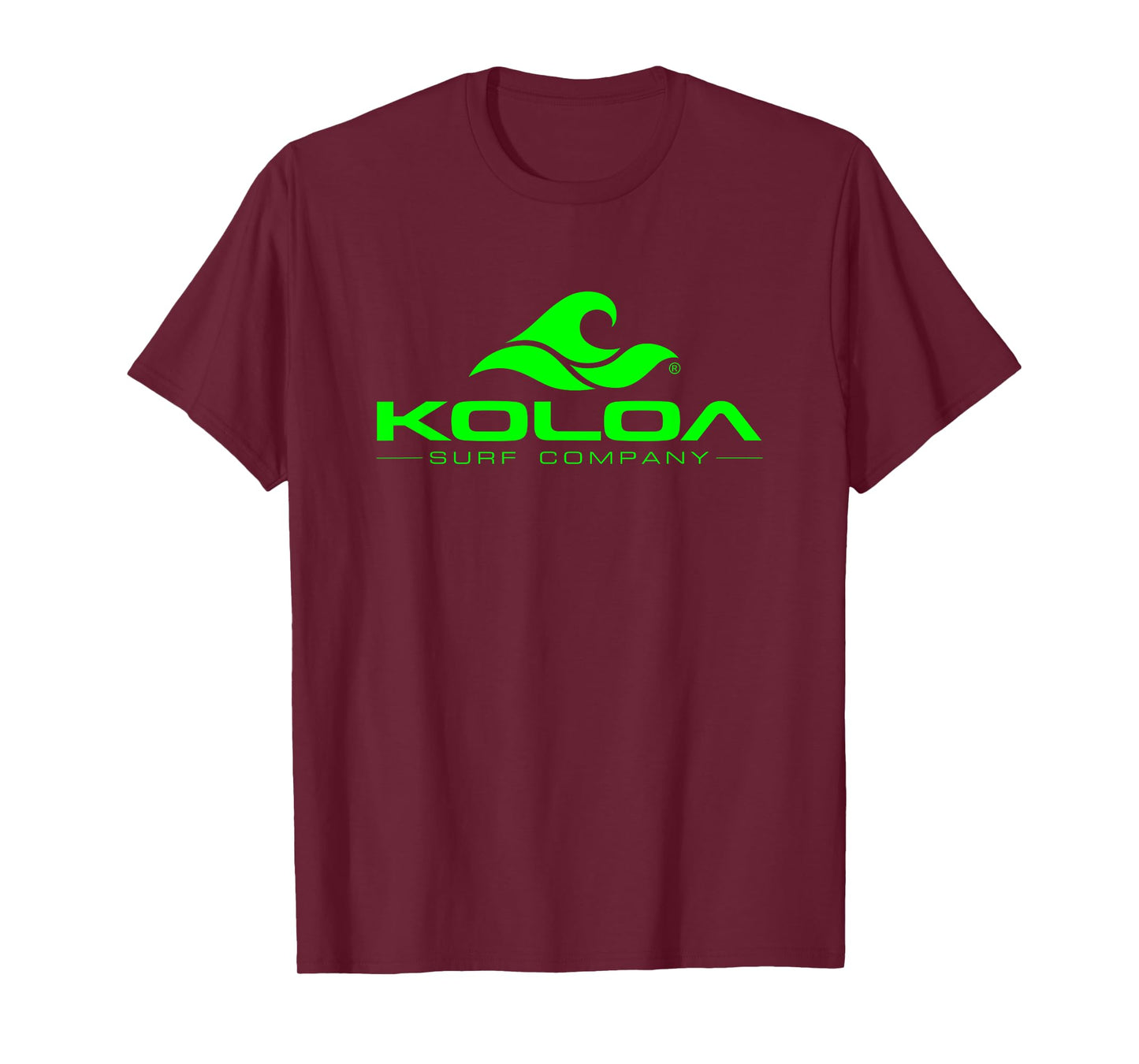 Koloa Surf Classic Green Wave Logo Graphic T-Shirt