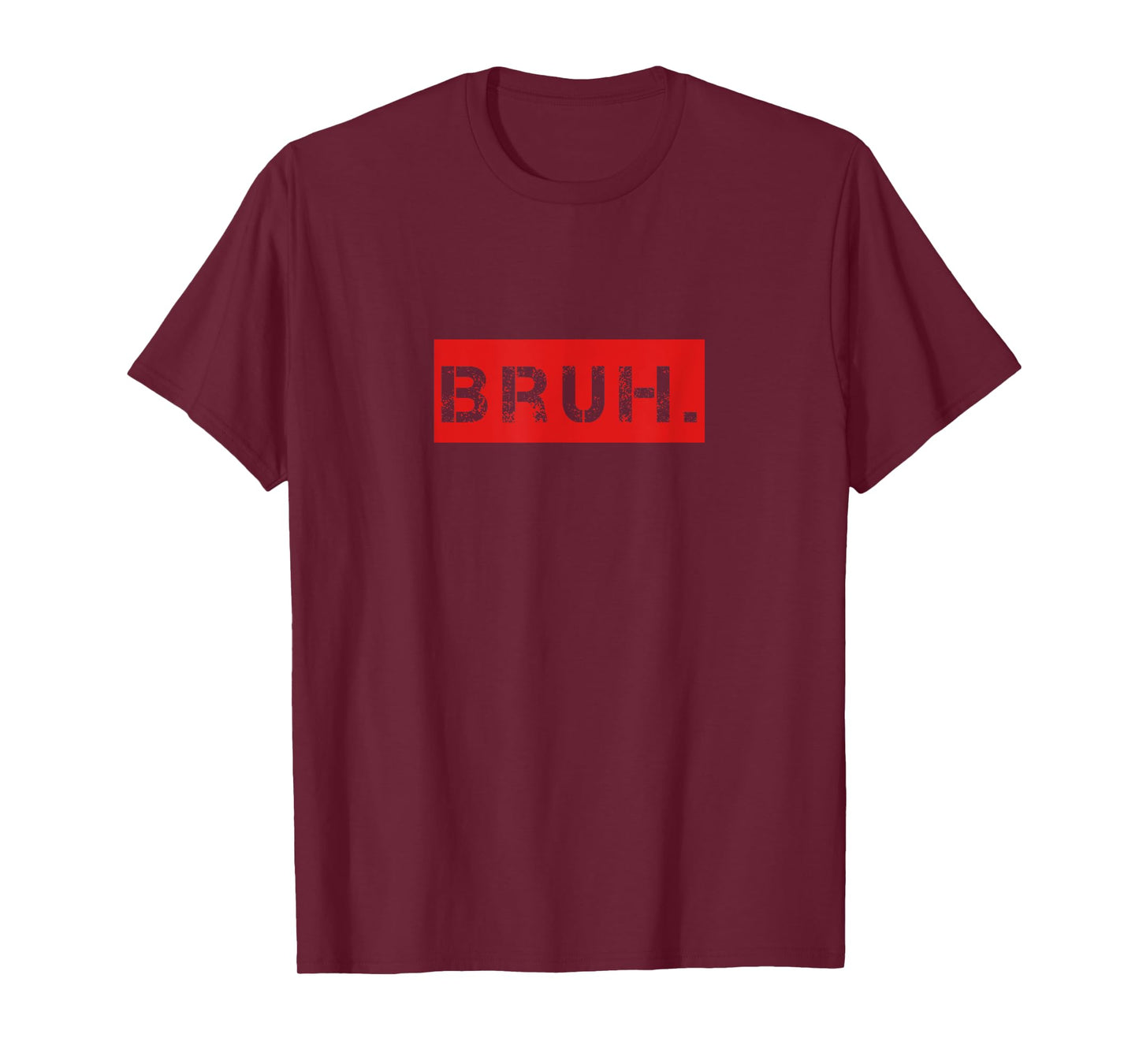 Bruh Meme Funny Saying Brother Greeting Teens Boys Men Short Sleeve T-Shirt