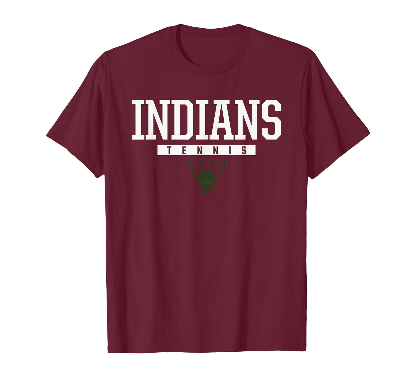 Venice Indians Logo Tennis HS T-Shirt