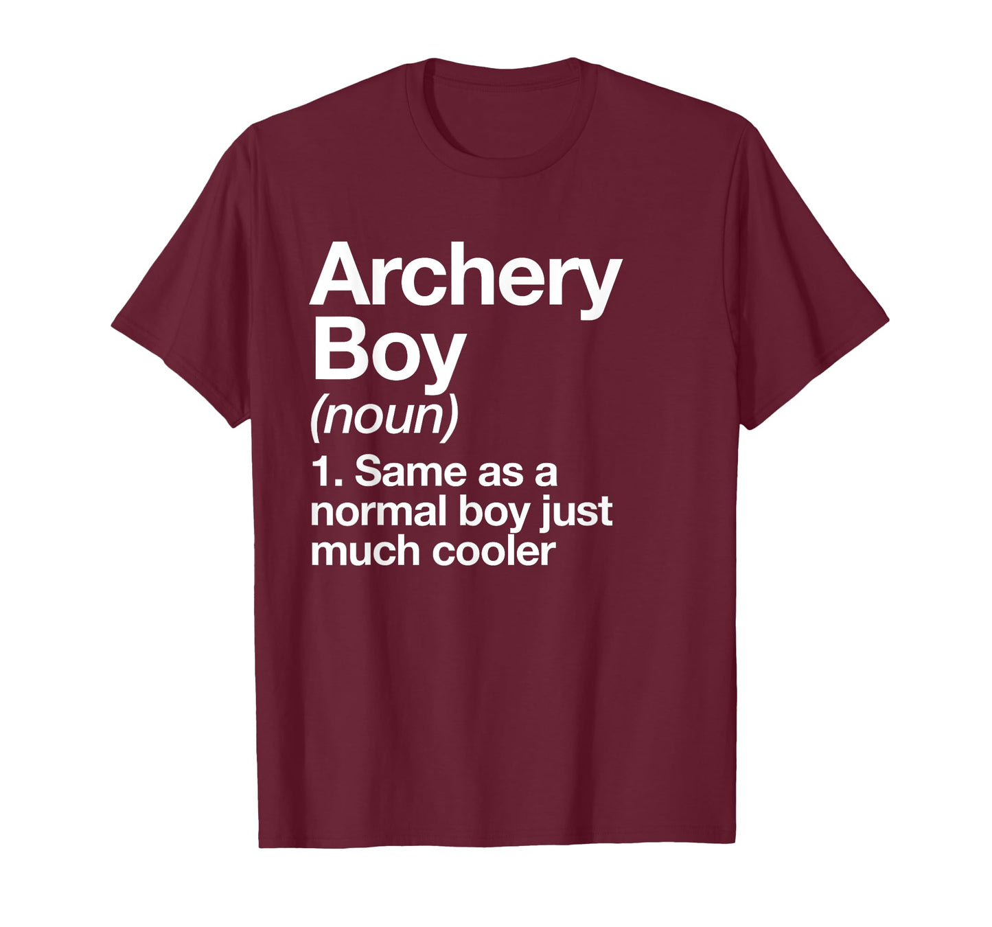 Archery Boy Definition Funny Sports T-Shirt