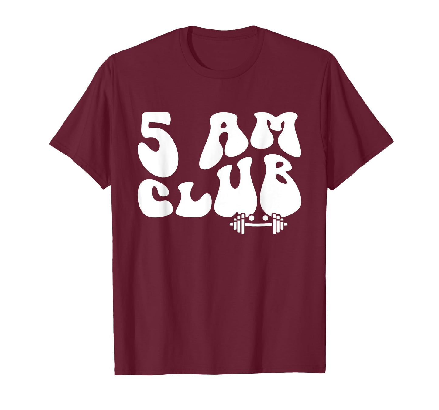 5 AM Club Gym Fitness & Workout Crew T-Shirt